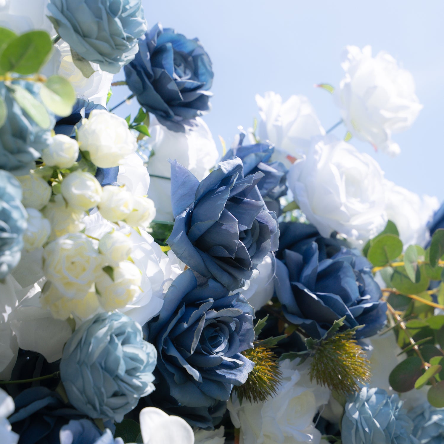 Precious:5D Fabric Artificial rolling up curtain flower wall