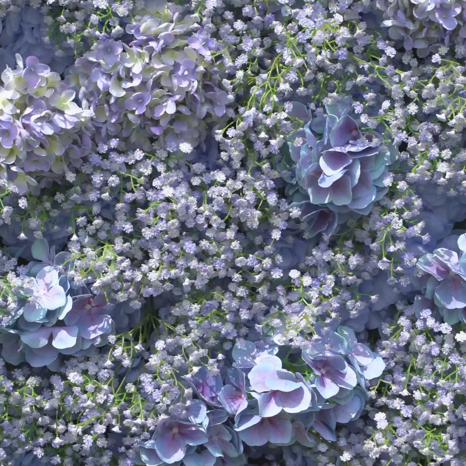 Fiona:5D Fabric Artificial rolling up curtain flower wall