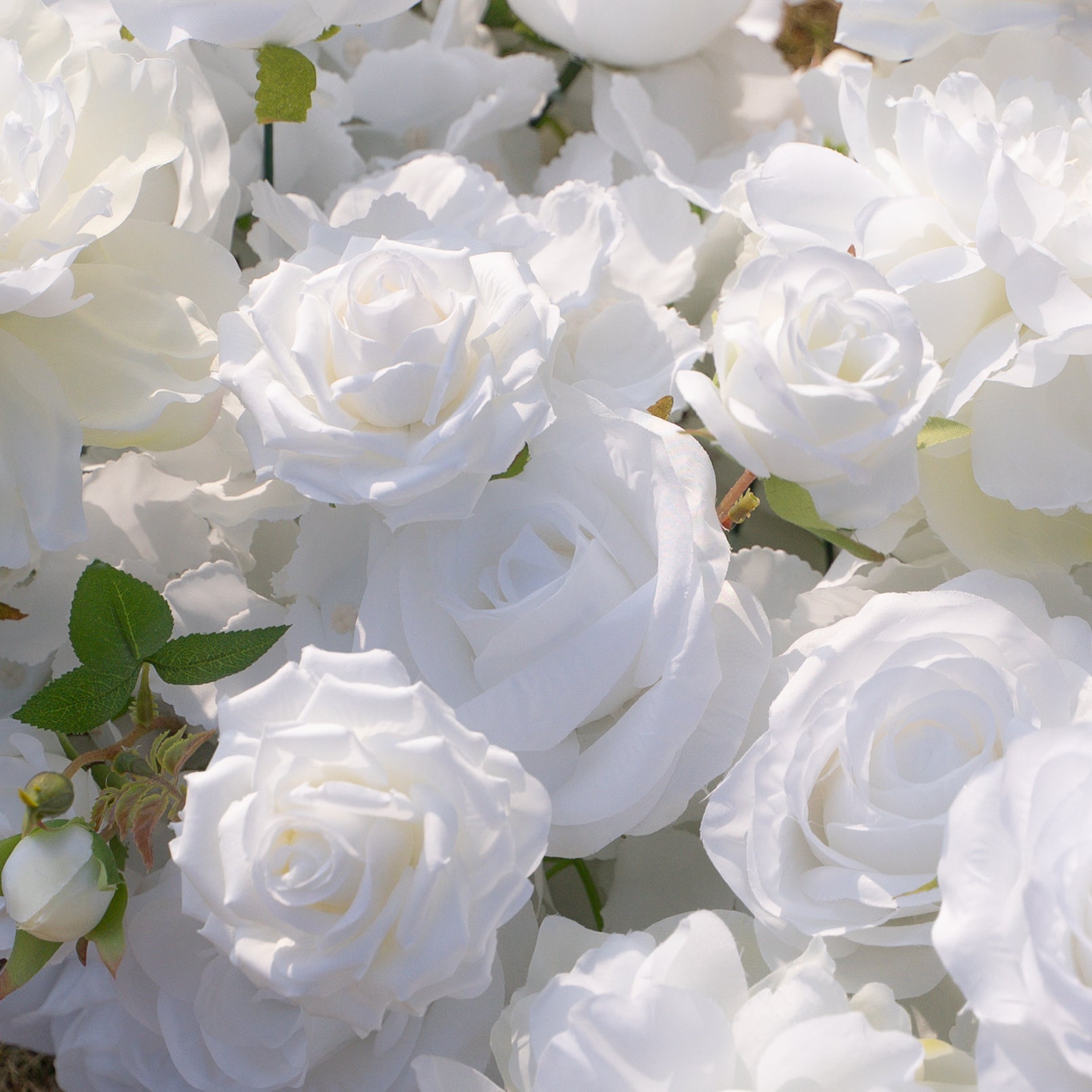 Puro Flower Runner:2026 New White Long strip White flower row trailing long table arrangement table runner