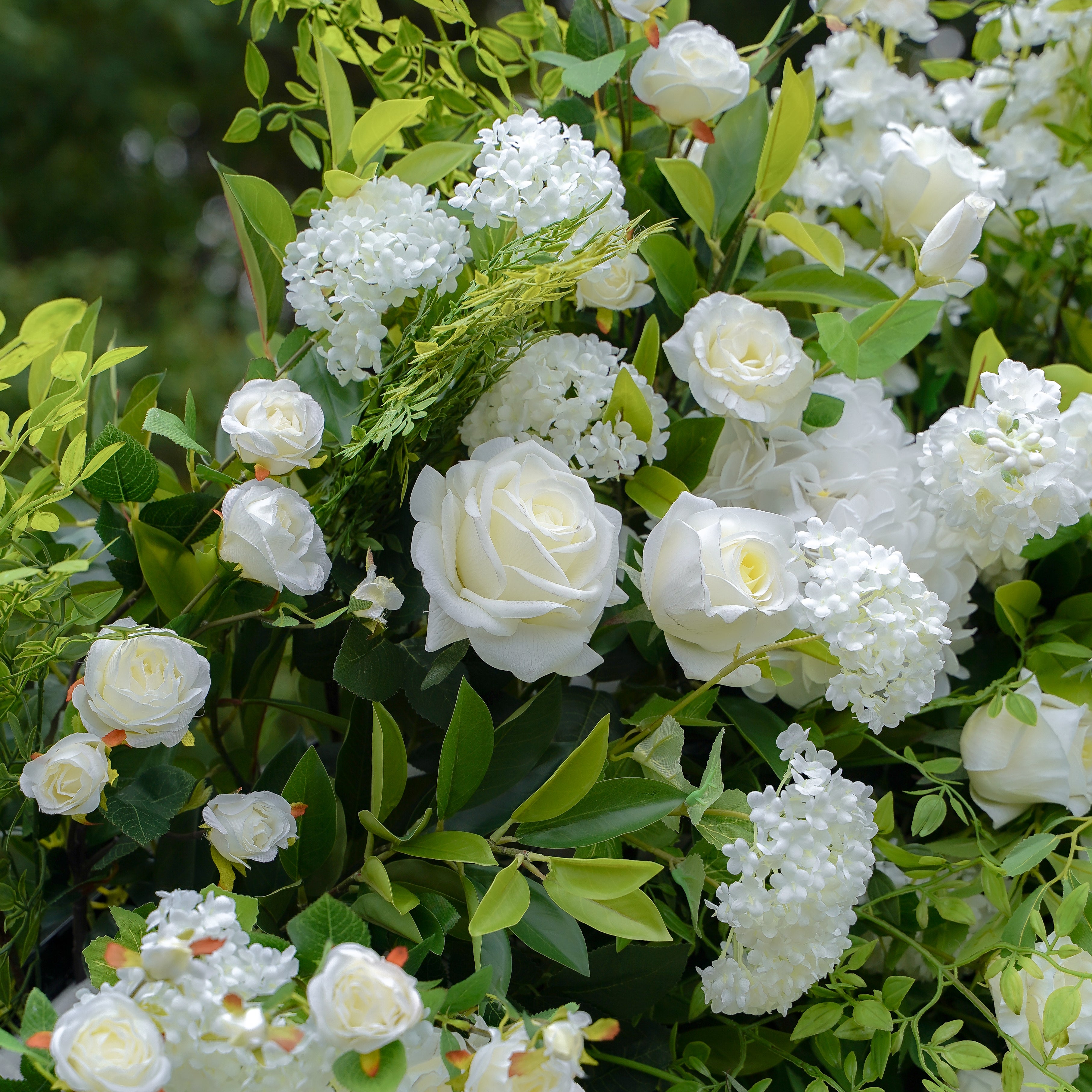 Ricia : 2023 New Wedding Party Background Floral Arch Decoration Including Frame -R865 Rose Morning
