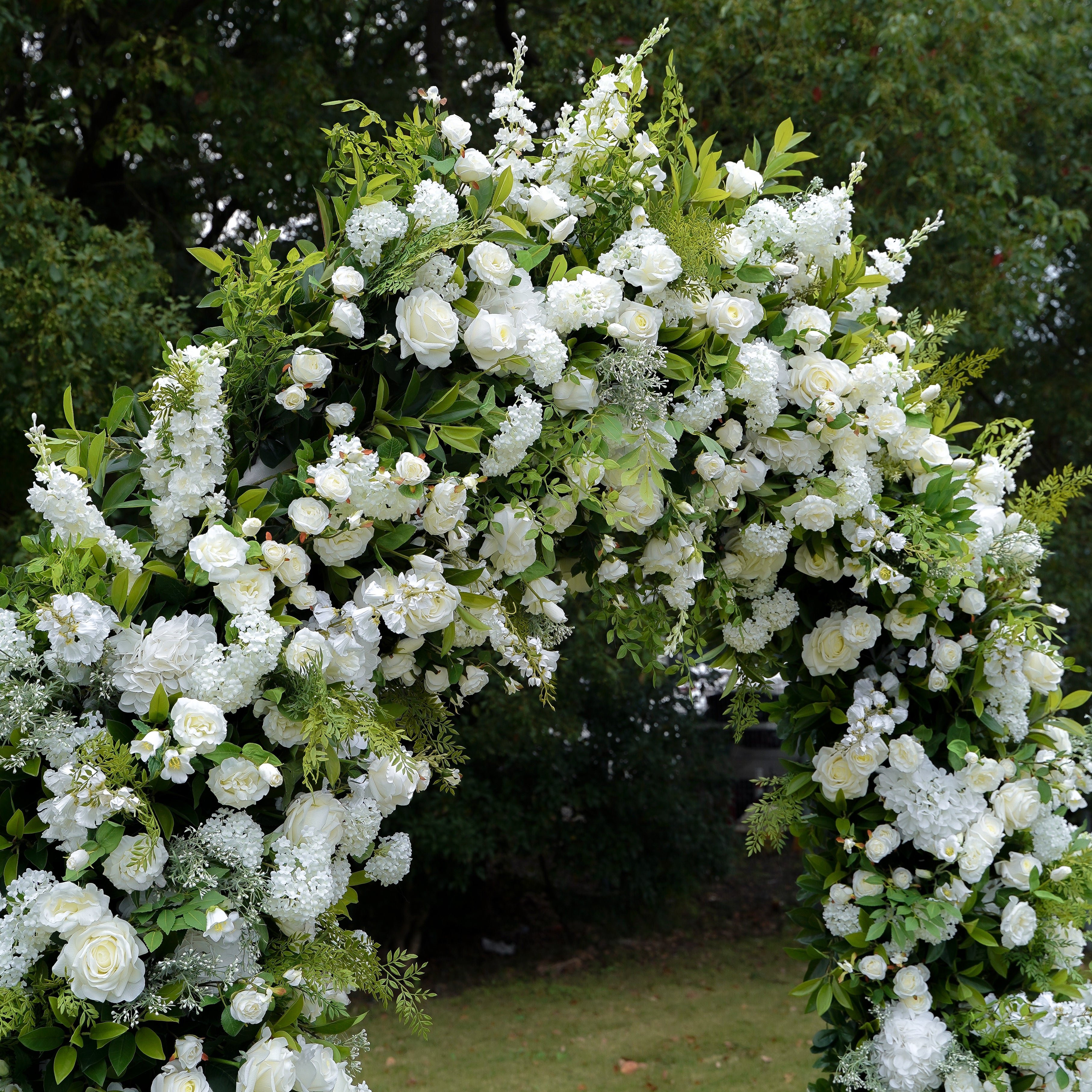 Ricia : 2023 New Wedding Party Background Floral Arch Decoration Including Frame -R865 Rose Morning