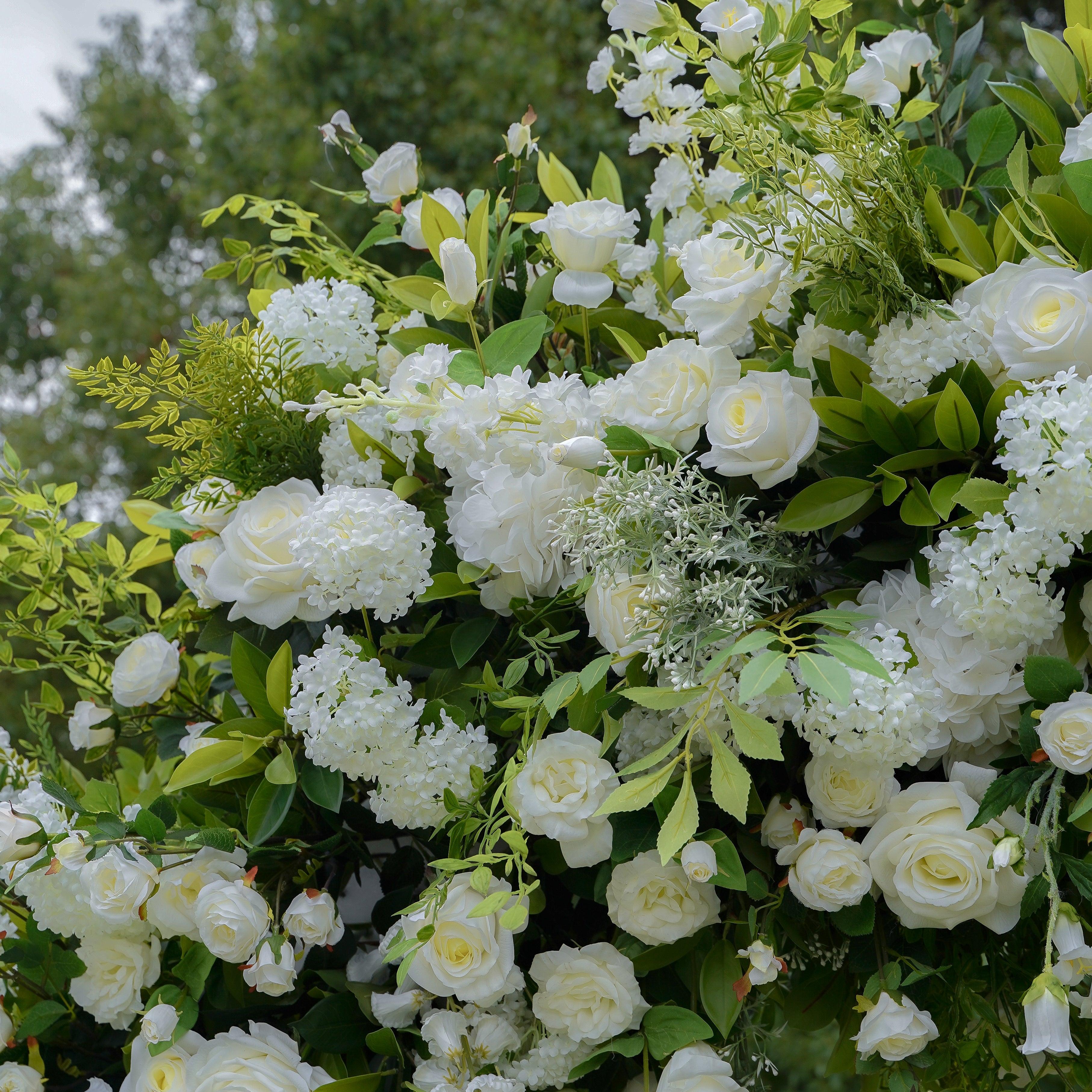 Ricia : 2023 New Wedding Party Background Floral Arch Decoration Including Frame -R865 Rose Morning