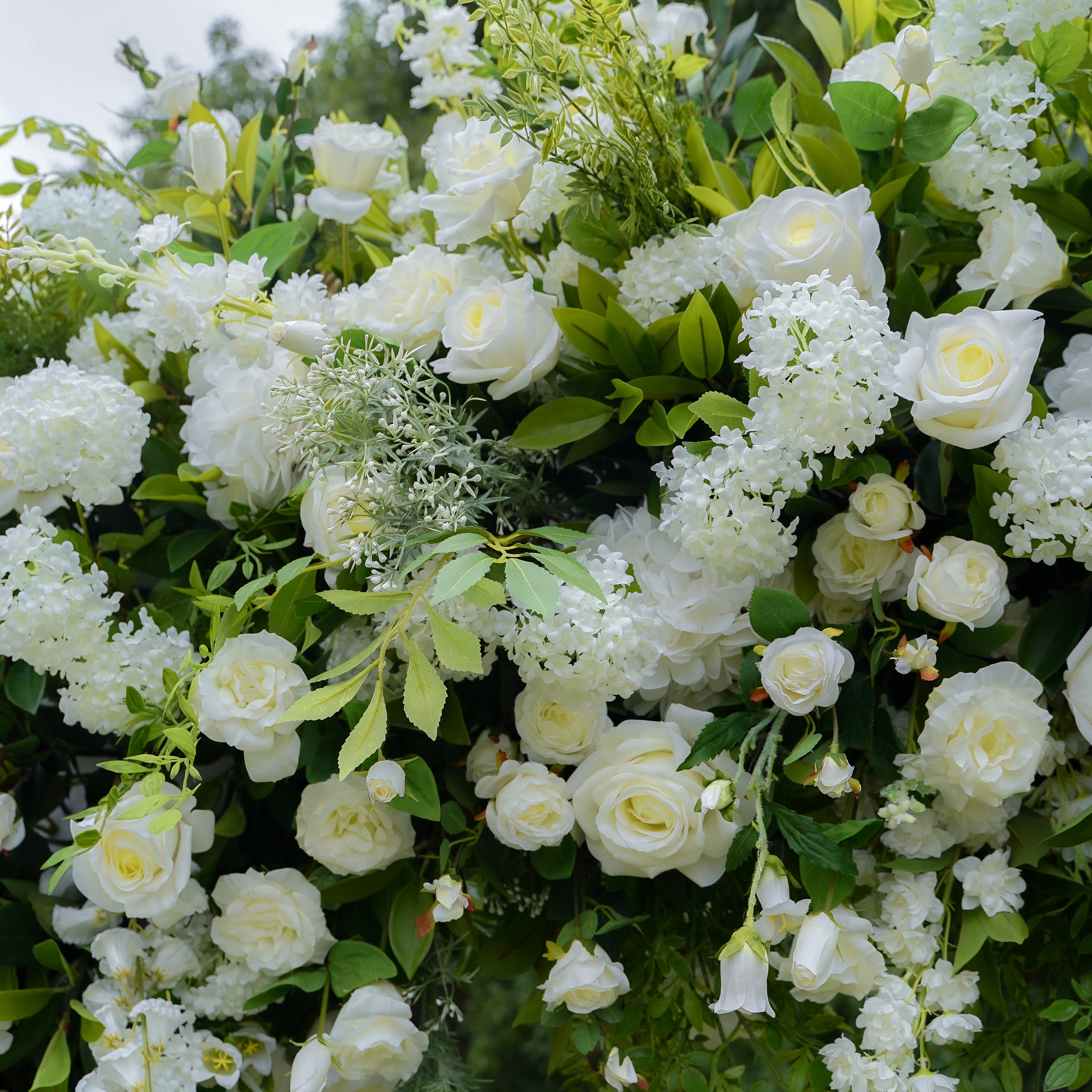 Ricia : 2023 New Wedding Party Background Floral Arch Decoration Including Frame -R865 Rose Morning