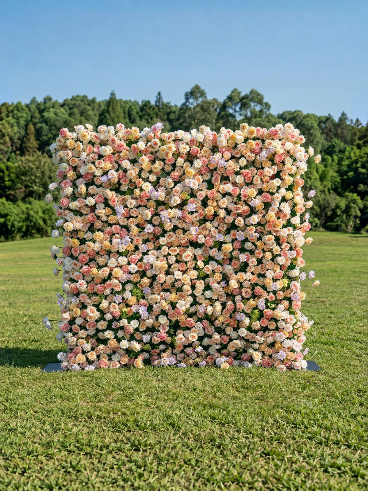Florenza: 3D Fabric Artificial Zip Up Curtain Flower Wall For Wedding and Events Decoration
