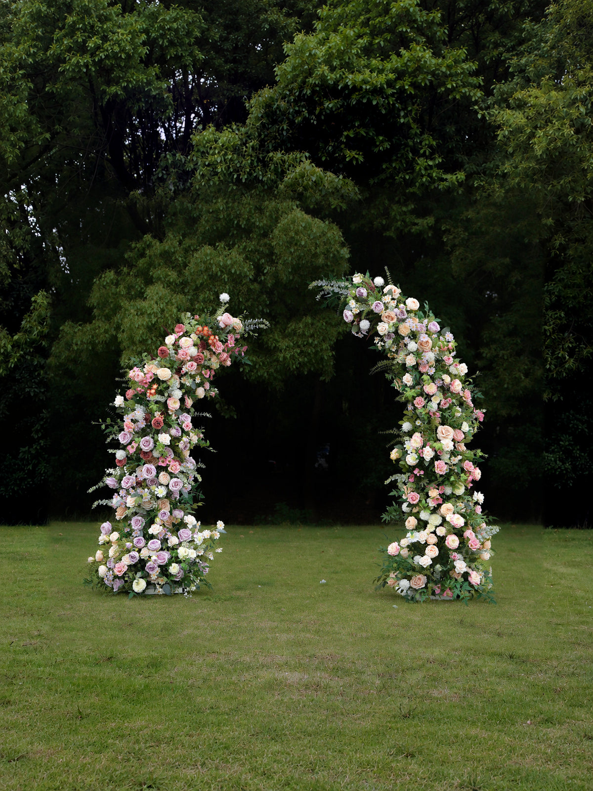 Lia:2023 New Wedding Background Floral Arch Including Frame -R963 Rose Morning