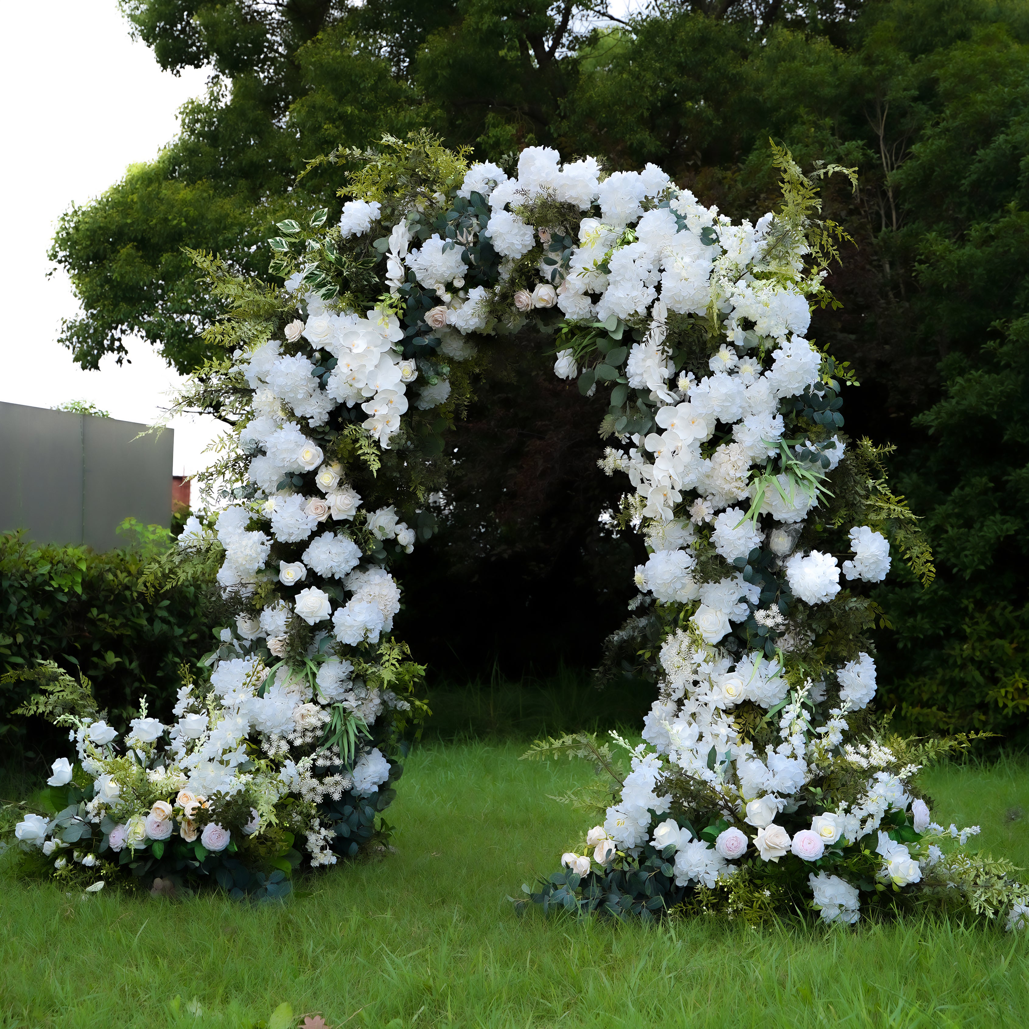 Robin :2023 New Wedding Party Background Floral Arch Decoration include Framet Rose Morning
