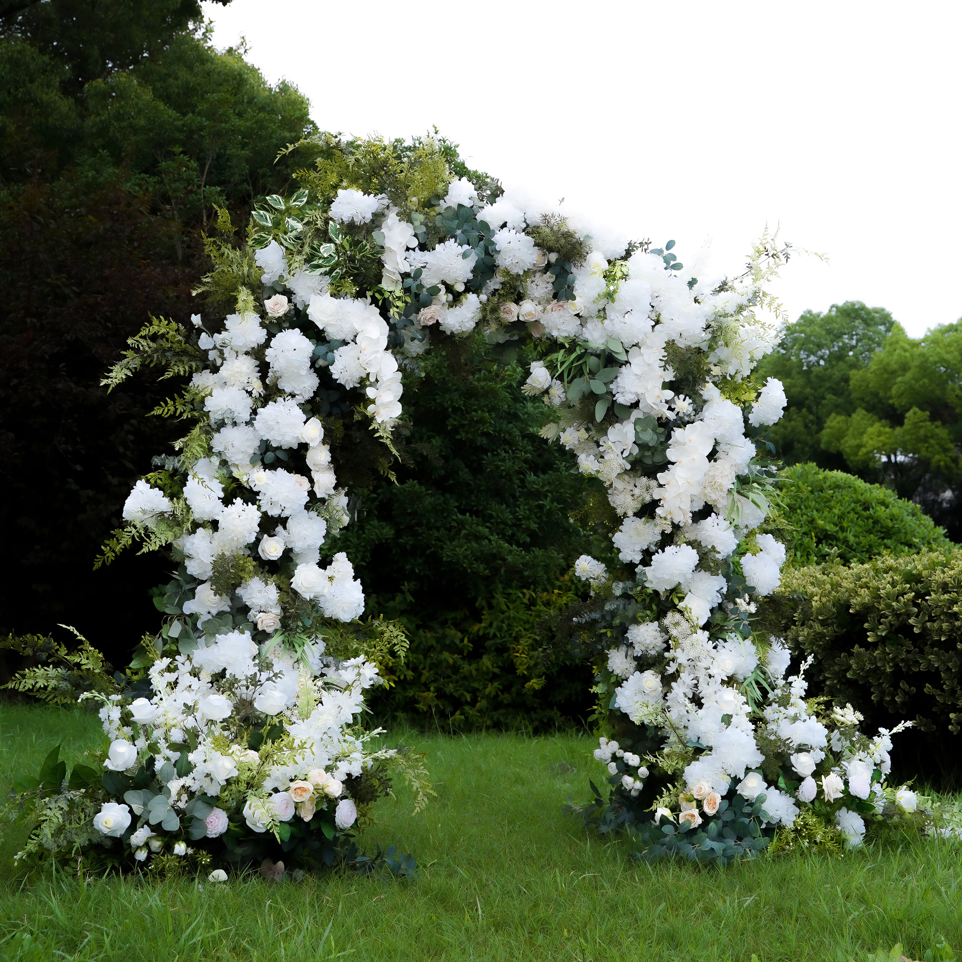 Robin :2023 New Wedding Party Background Floral Arch Decoration include Framet Rose Morning