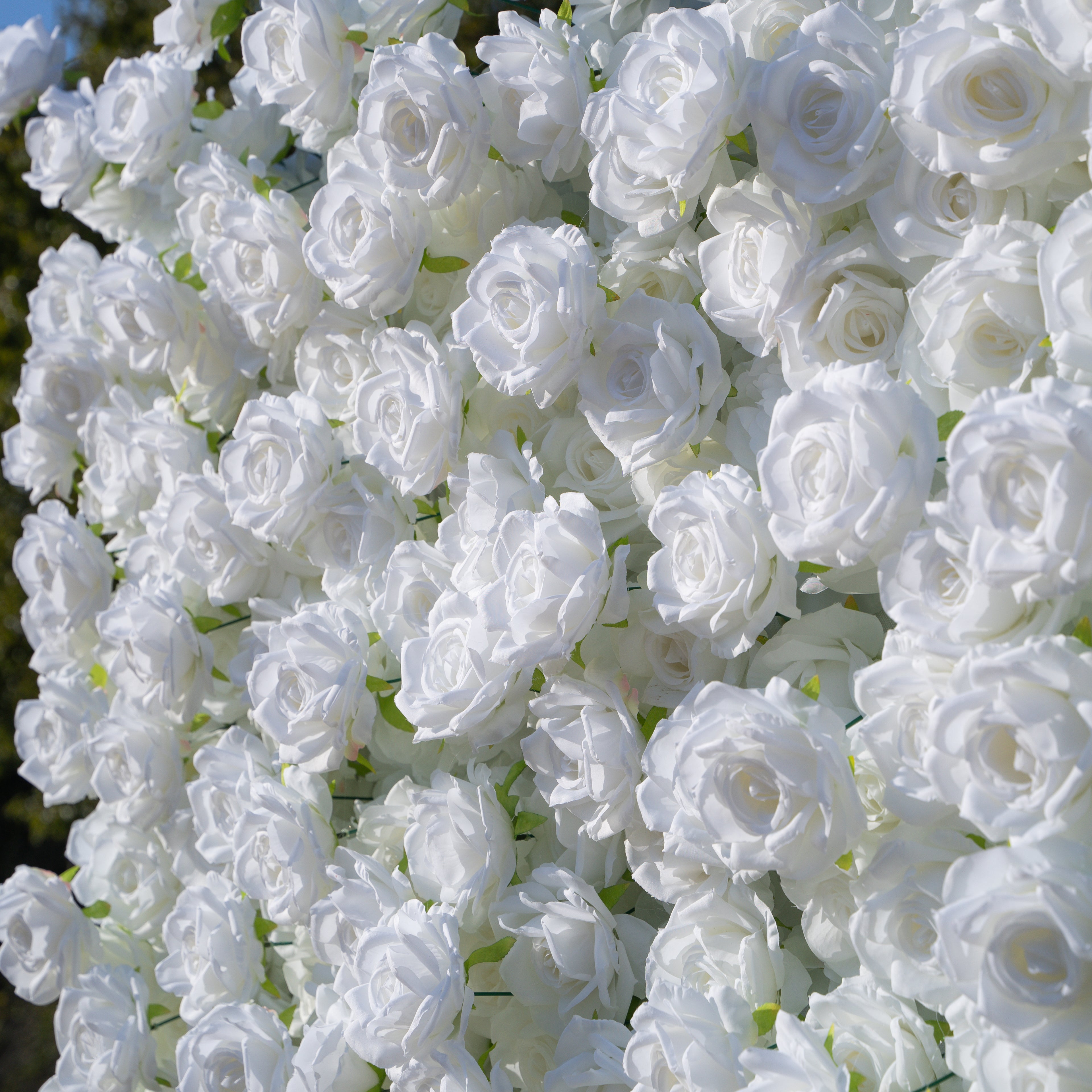 Romance:3D Fabric Artificial rolling up curtain flower wall