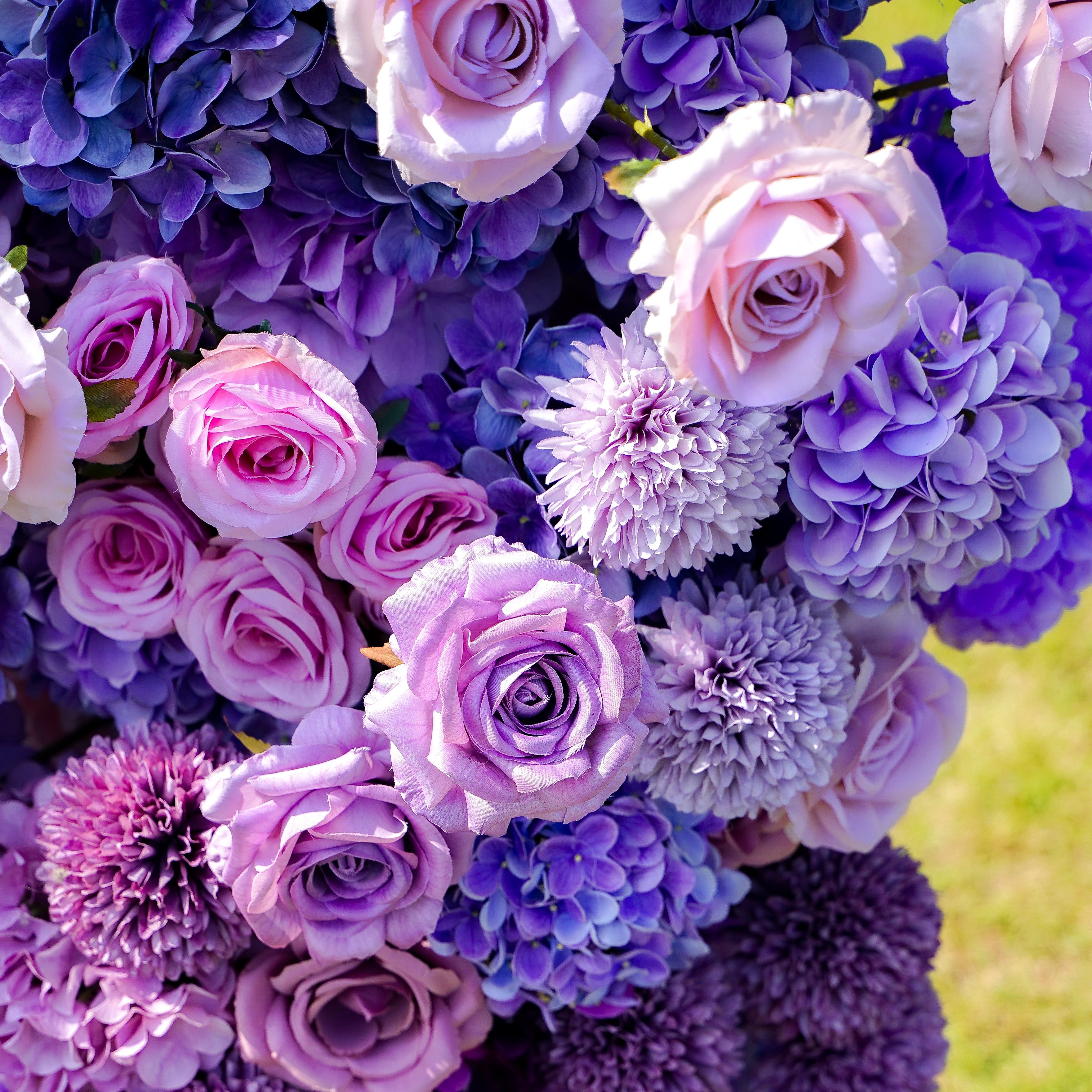 Rosie:2023 New Wedding Party Background Floral Arch Decoration Including Frame -R088 Rose Morning