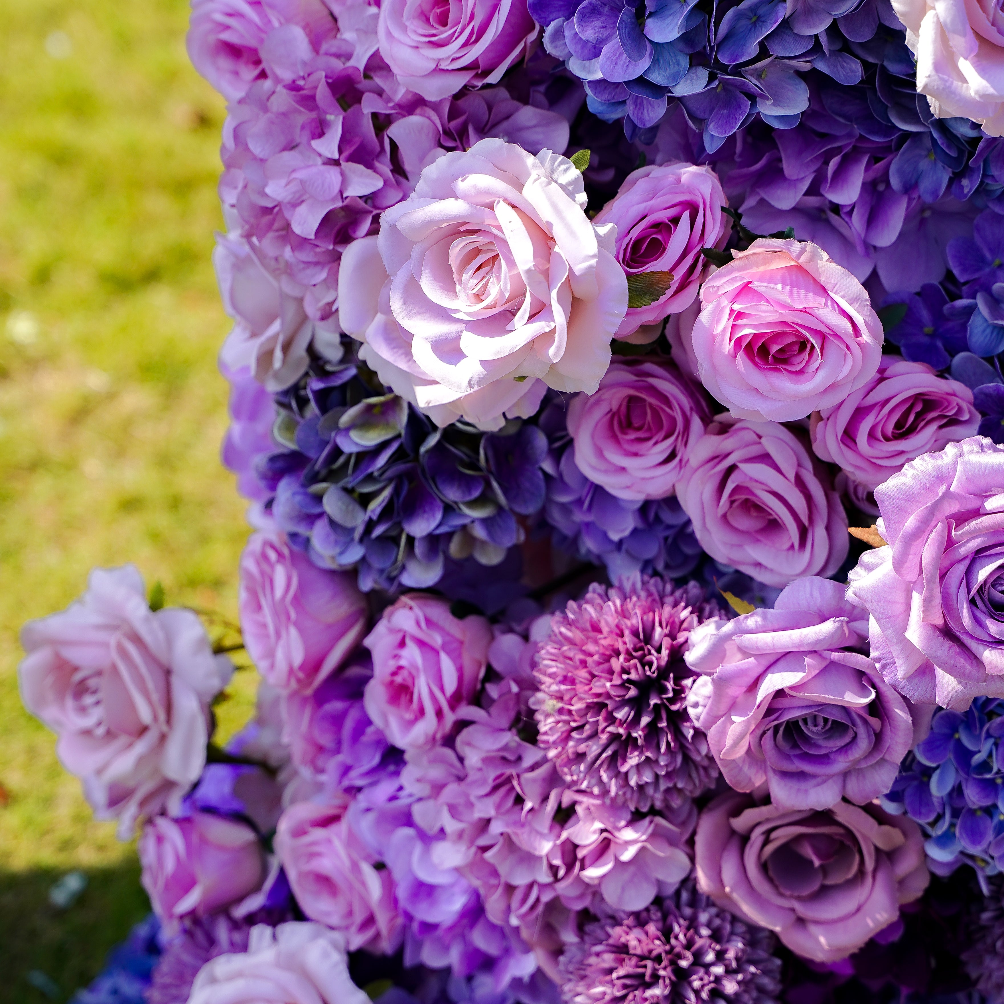 Rosie:2023 New Wedding Party Background Floral Arch Decoration Including Frame -R088 Rose Morning