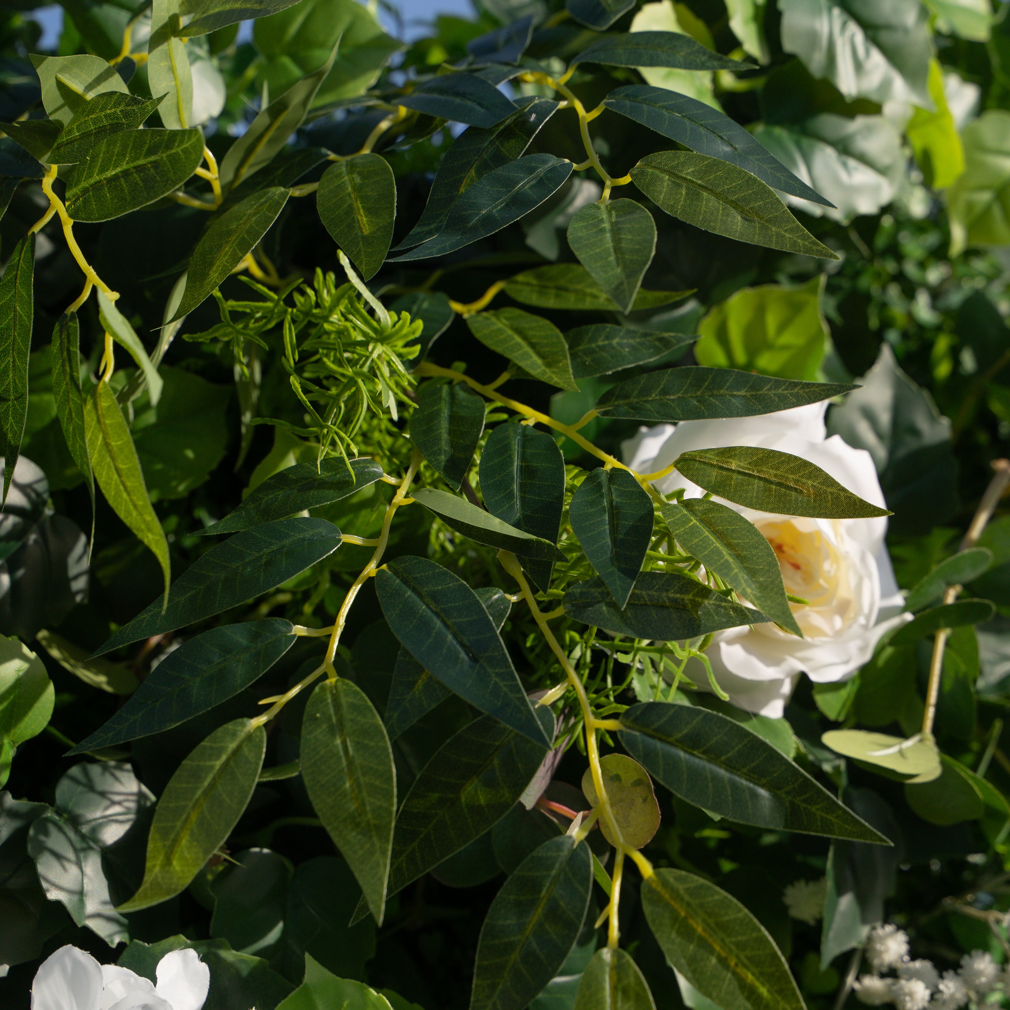 Sandalwood:3D Fabric Artificial rolling up curtain flower wall