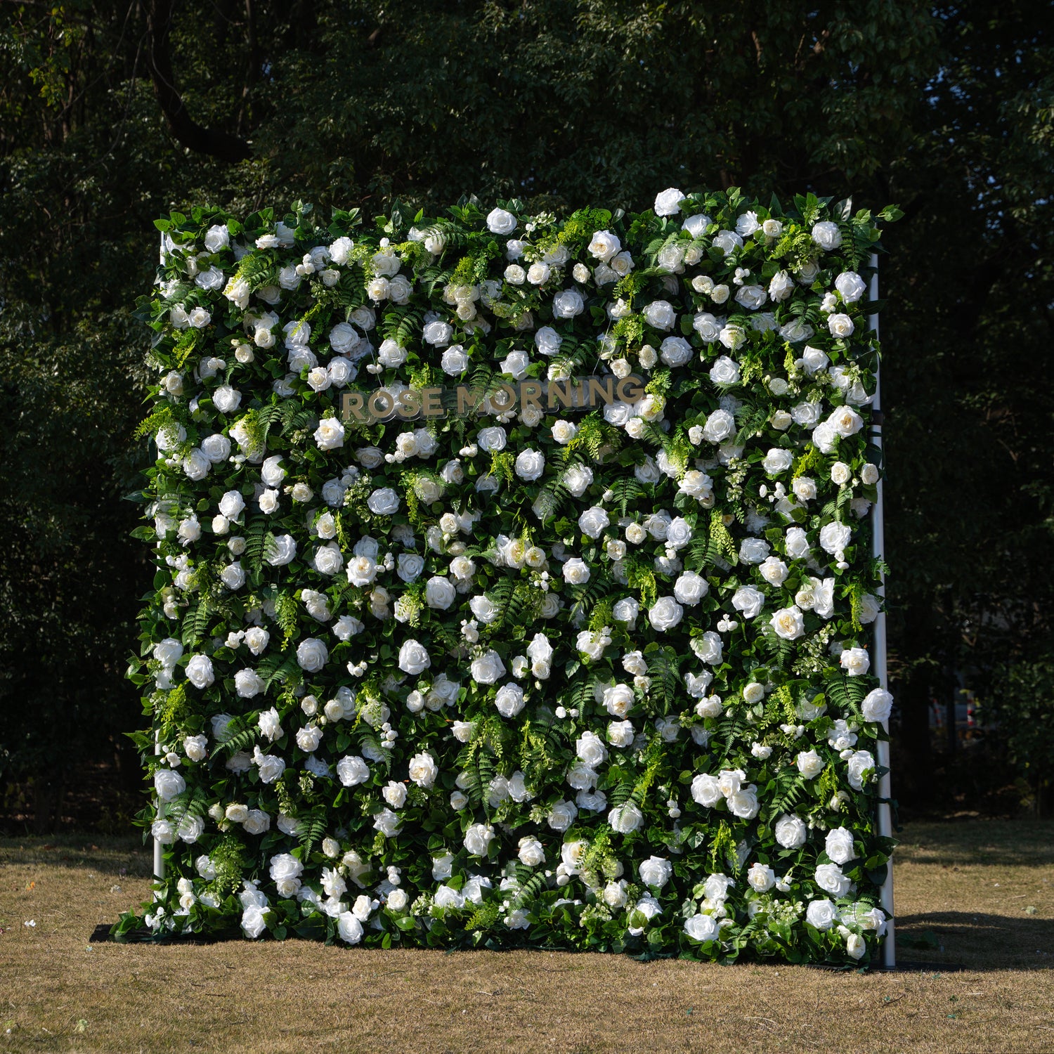 Sanna:5D Fabric Artificial rolling up curtain flower wall