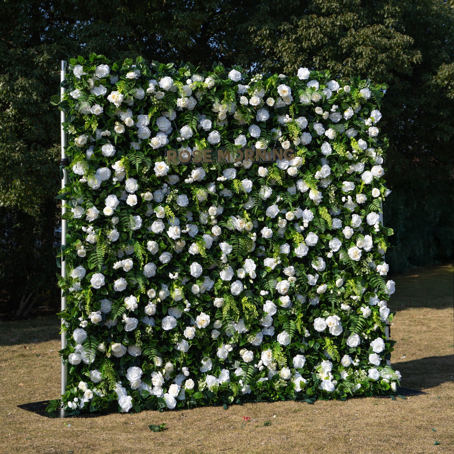 Sanna:5D Fabric Artificial rolling up curtain flower wall