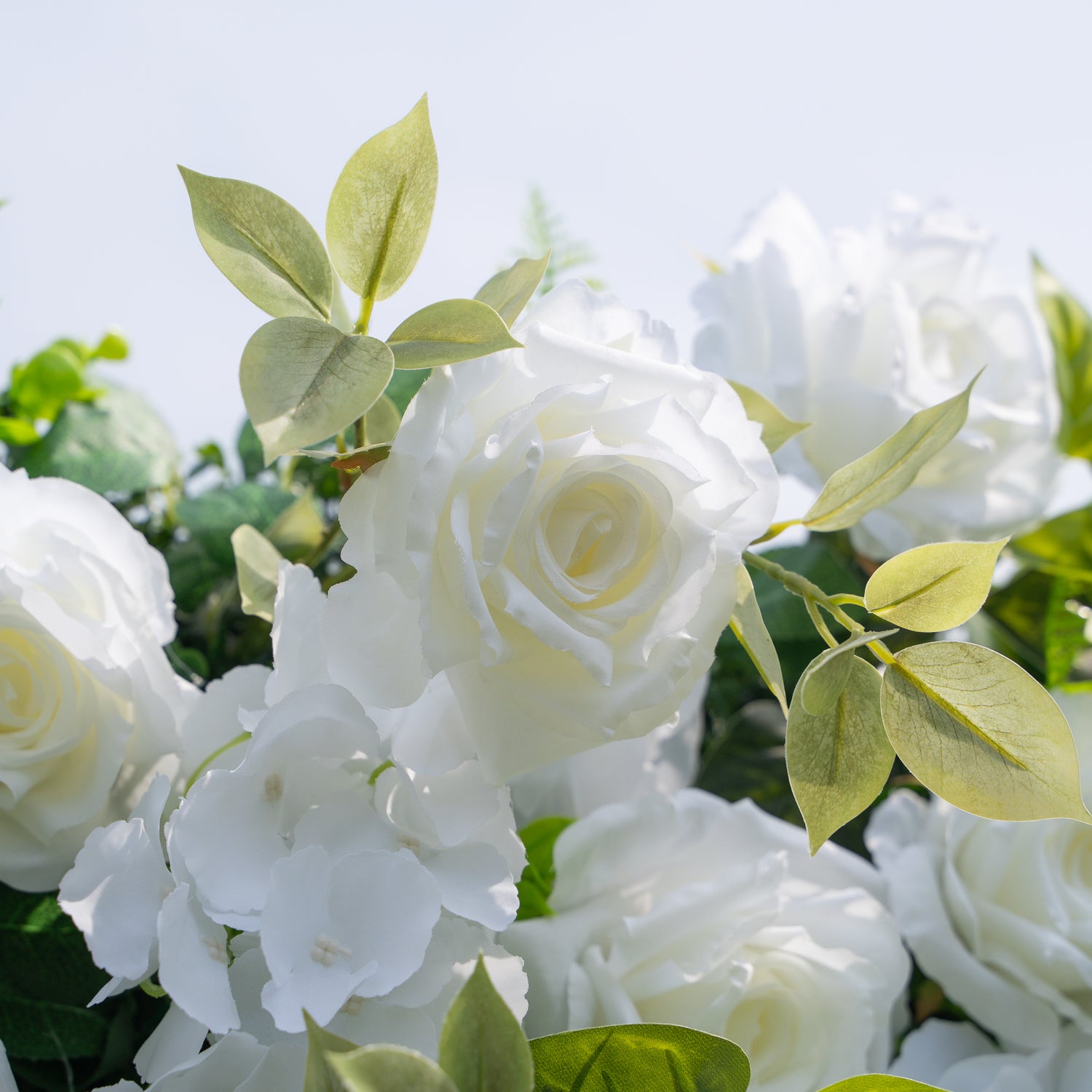 Sava:3D Fabric Artificial rolling up curtain flower wall