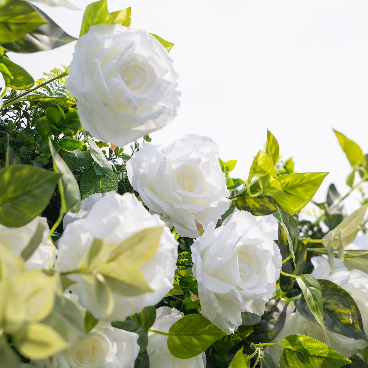 Sava:3D Fabric Artificial rolling up curtain flower wall