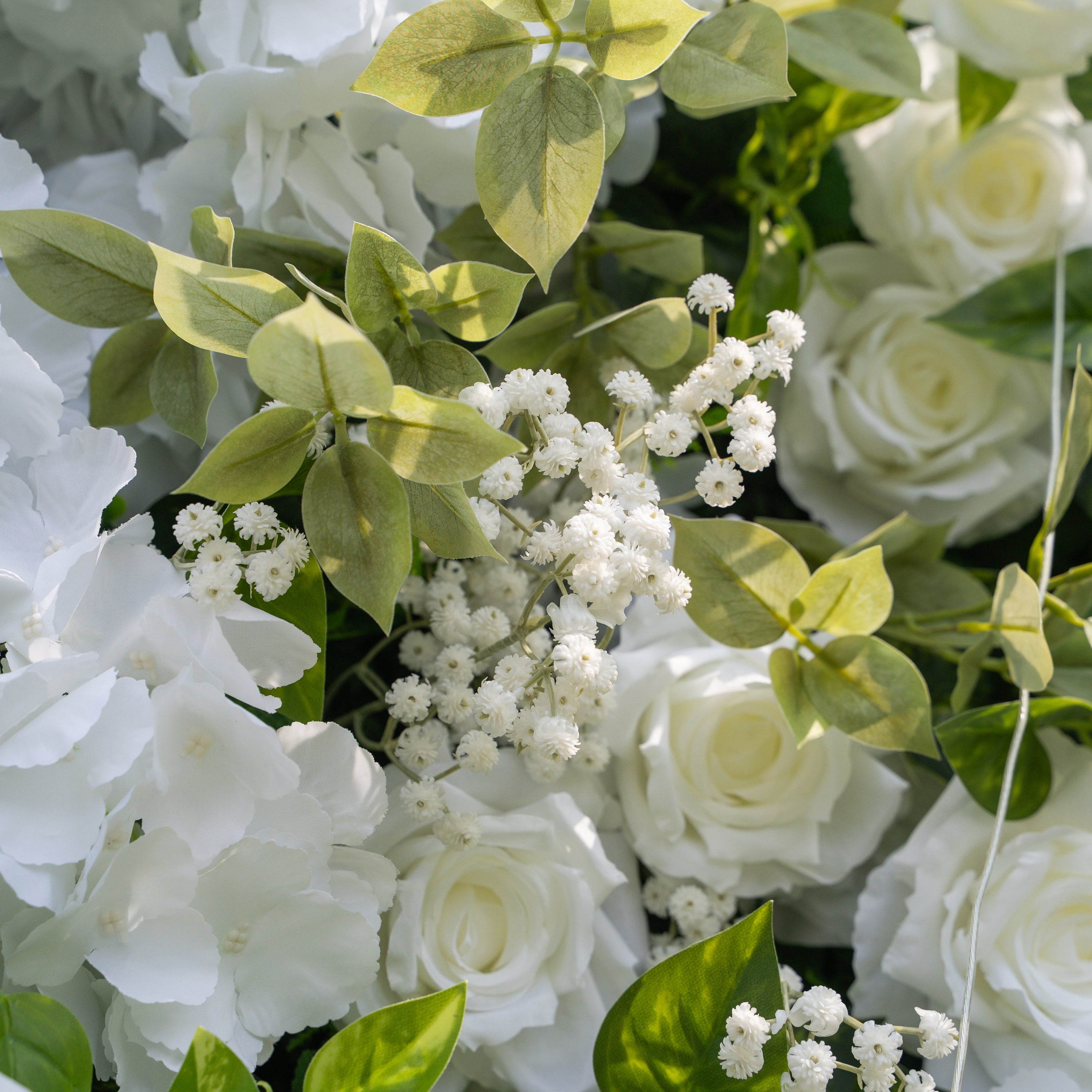 Sava:3D Fabric Artificial rolling up curtain flower wall