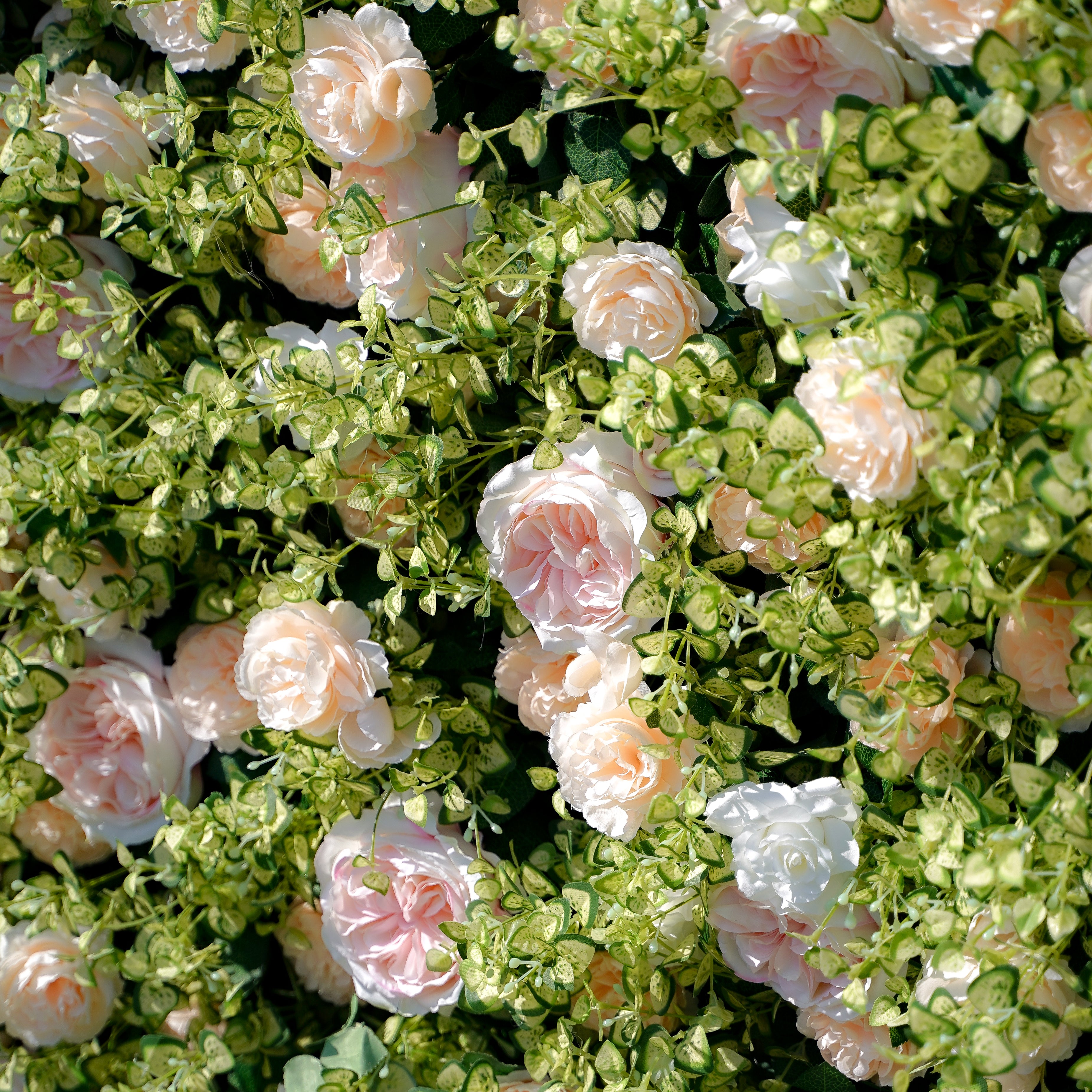 Scarlett 3D Fabric Artificial rolling up curtain flower wall Rose Morning