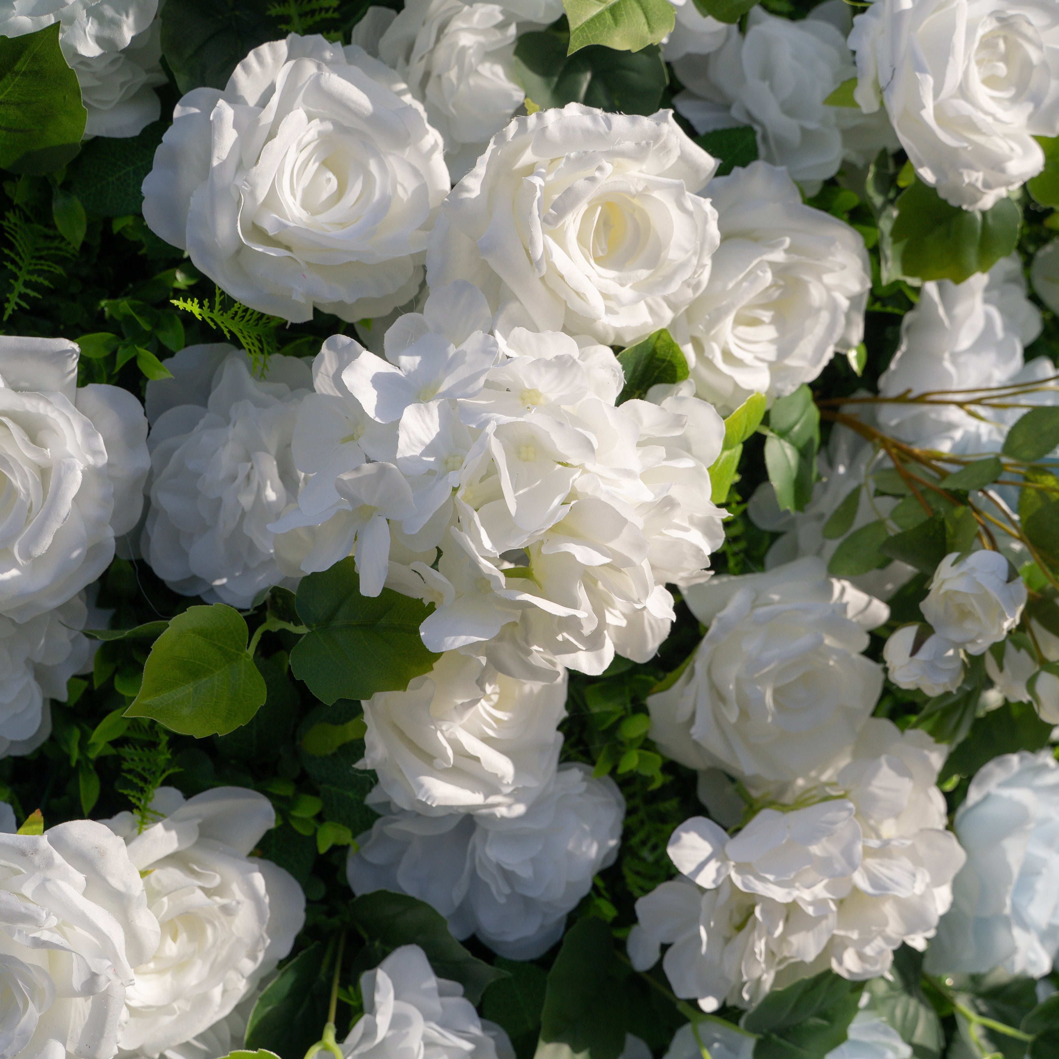 Seasalt:3D Fabric Artificial rolling up curtain flower wall