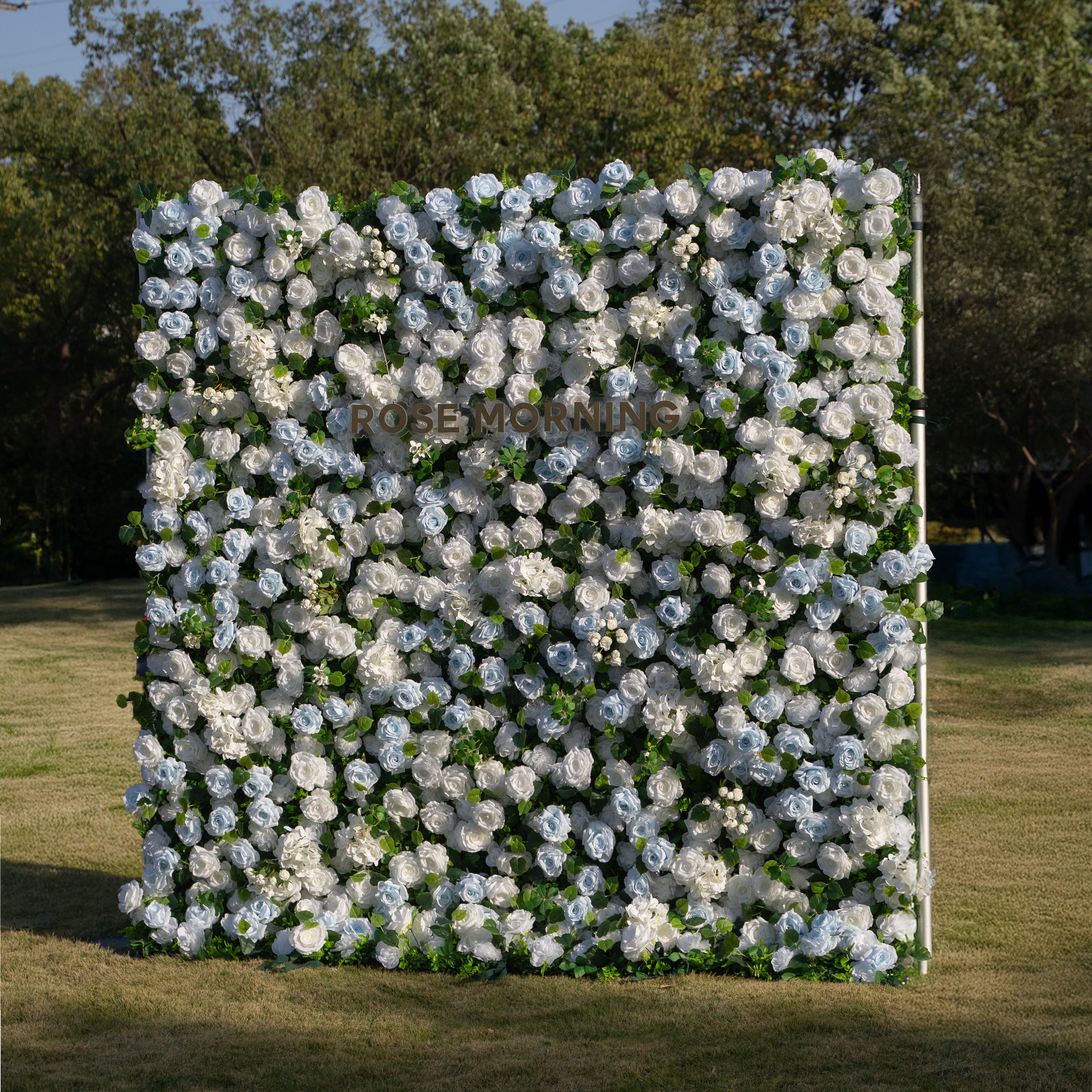Seasalt:3D Fabric Artificial rolling up curtain flower wall