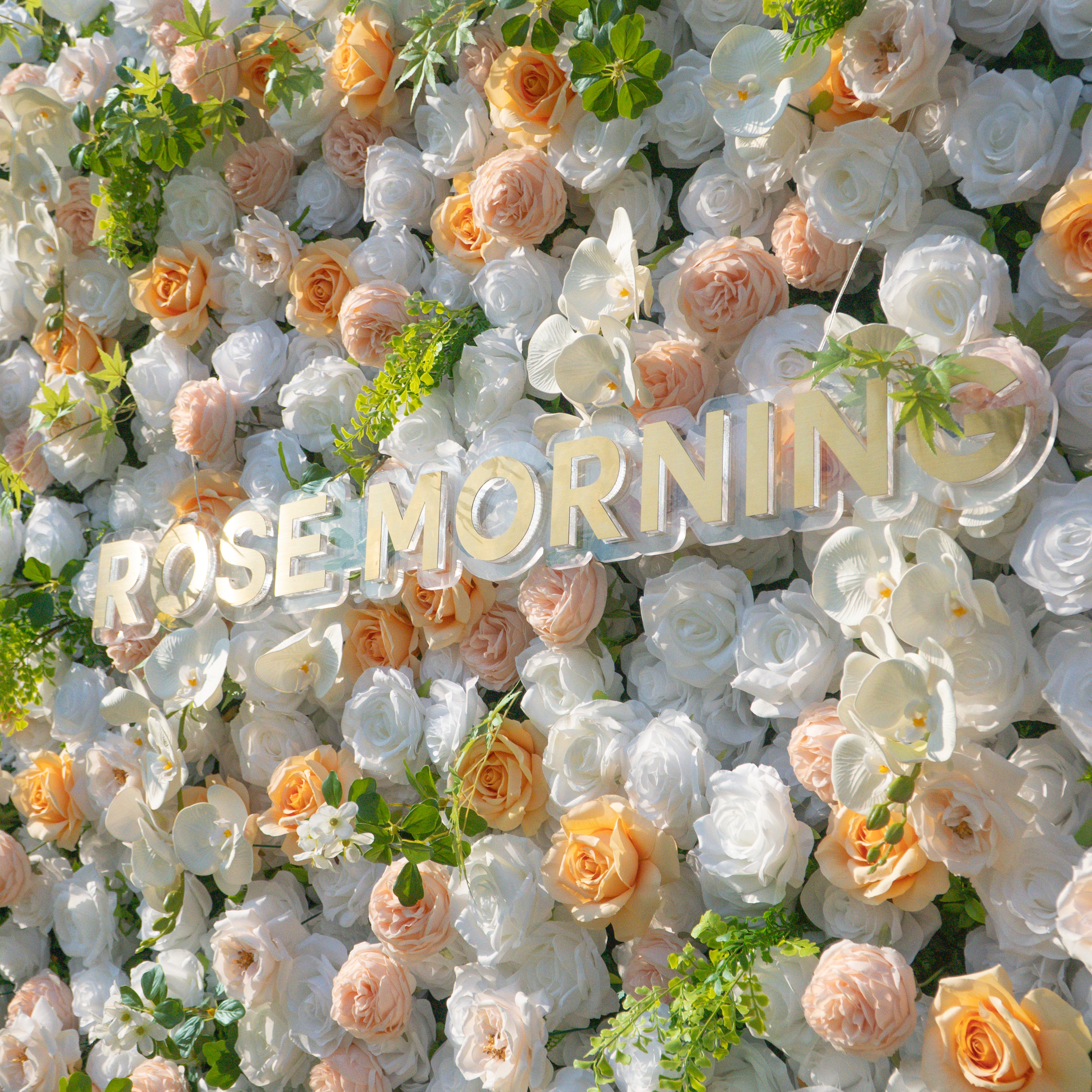Sweetie:5D Fabric Artificial rolling up curtain flower wall