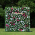 Tallulah:5D Fabric Artificial rolling up curtain flower wall (Ready to ship) Rose Morning