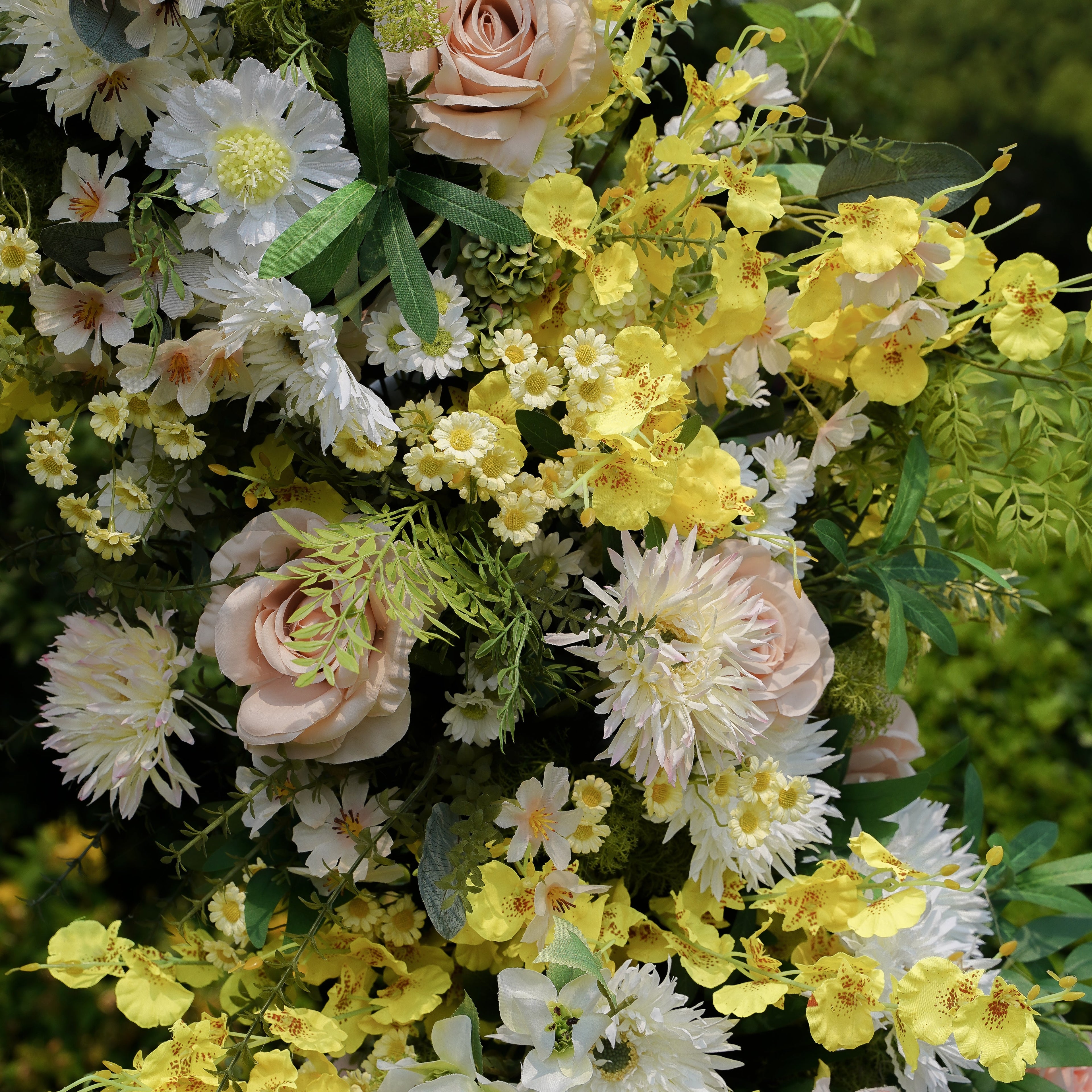 Tara:2023 New Wedding Background Floral Arch Including Frame -R966 Rose Morning