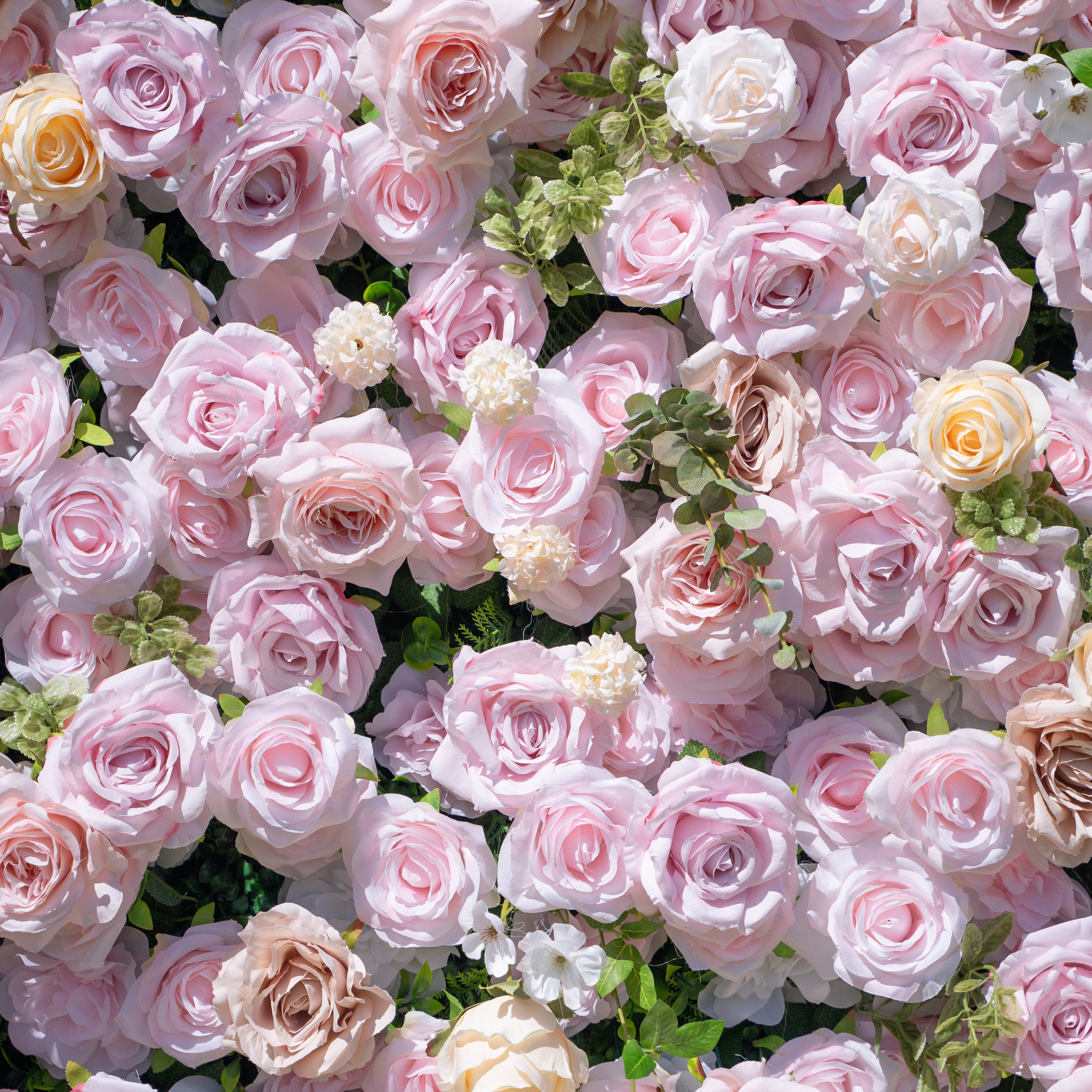 Ti Amo:4D Fabric Artificial rolling up curtain flower wall