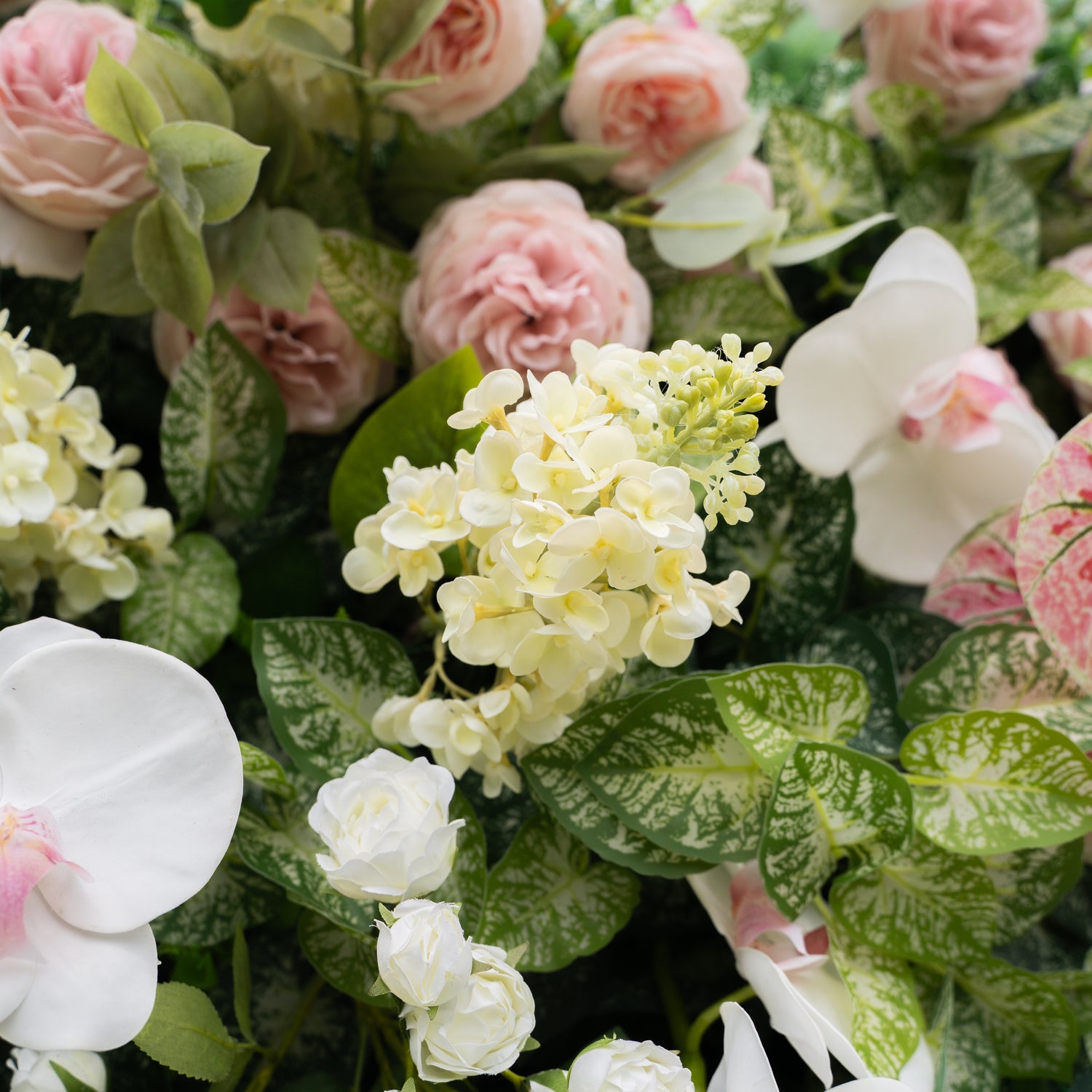 Tori:5D Fabric Artificial rolling up curtain flower wall