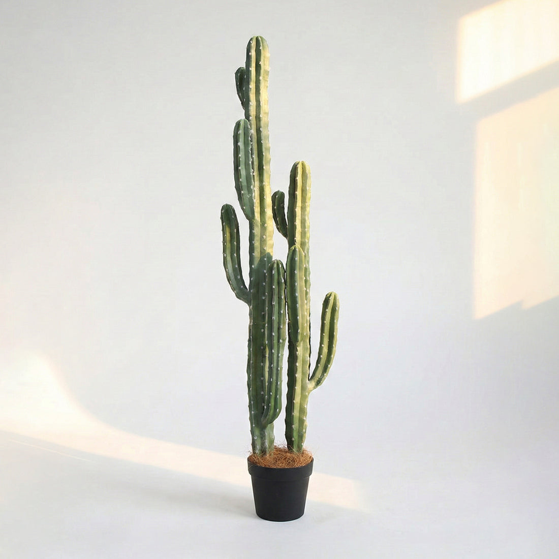 49.2" Artificial Nordic Cactus – Refined Faux Greenery for Modern Homes & Studios