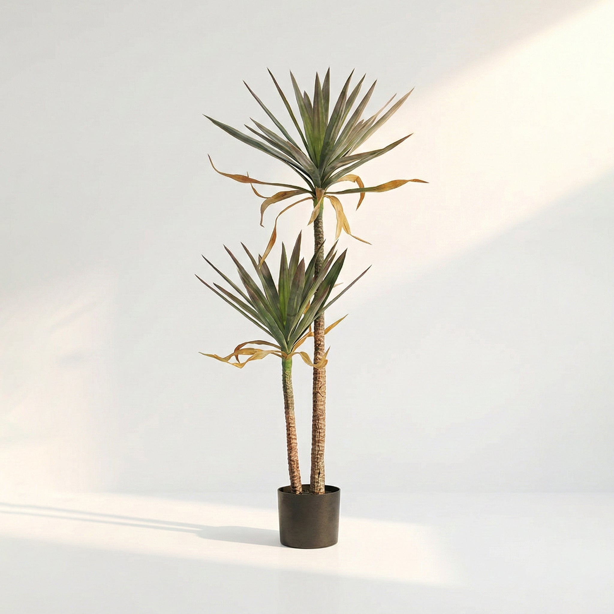 33 Inches Faux Dracaena Agave – Sculptural Green Plant for Modern Interiors