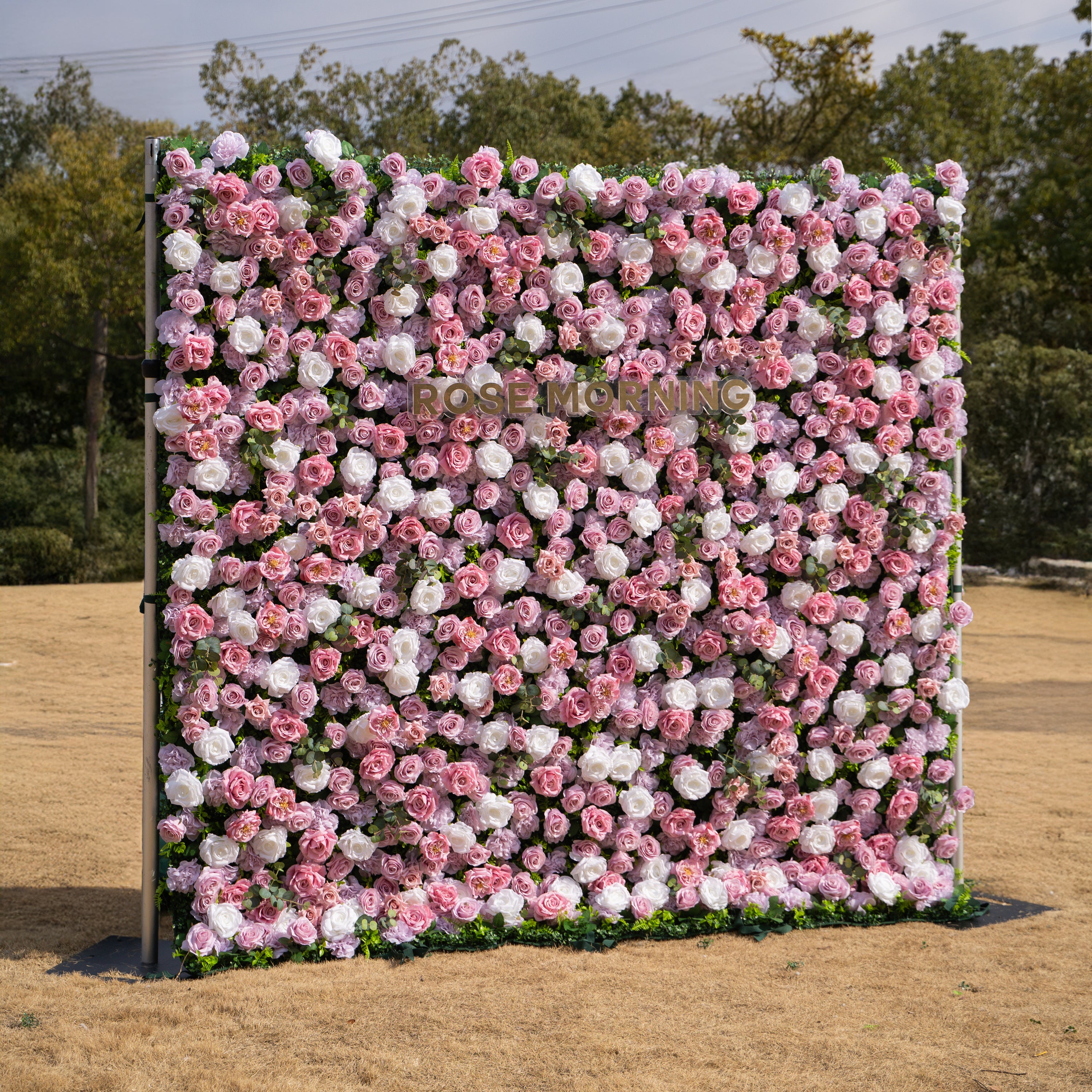 Valen: 3D Dreamy Purple Floral Backdrop for Elegant Event Decor