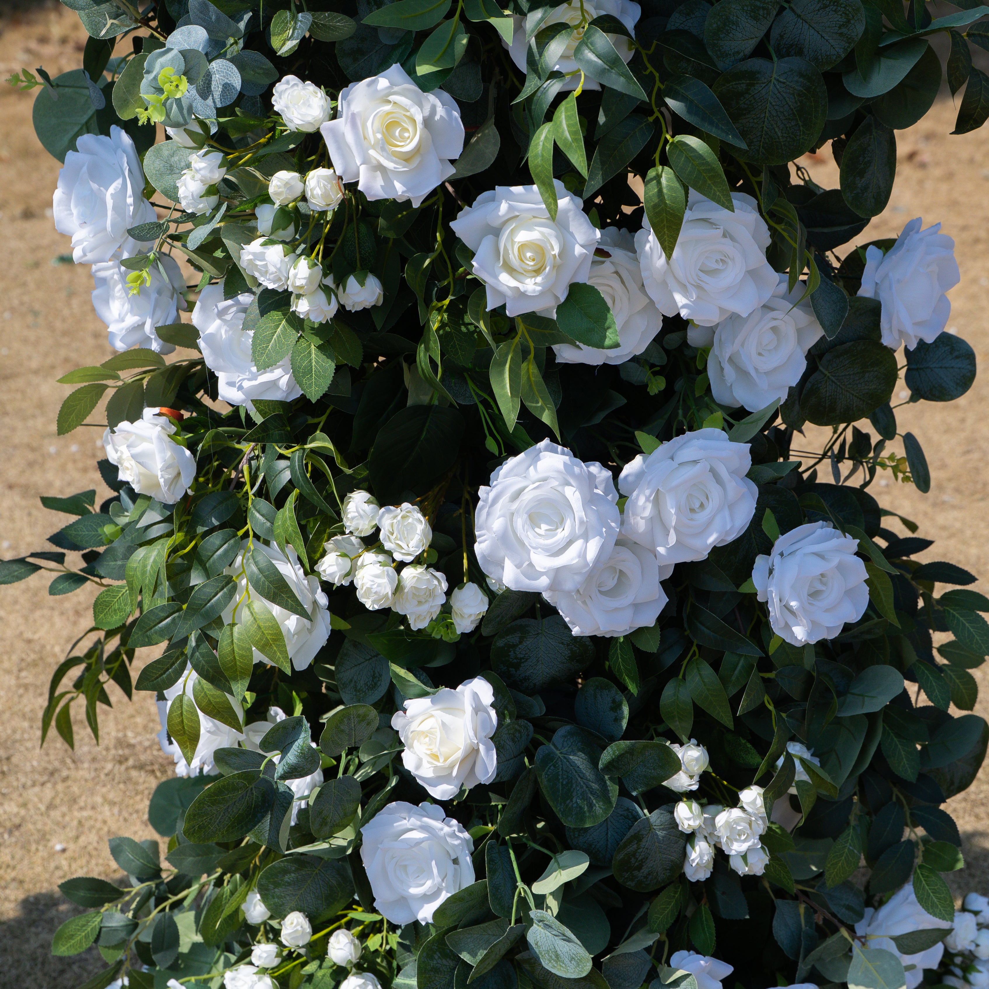 Vanilla:Wedding Party Background Floral Arch Decoration (Including Frame)