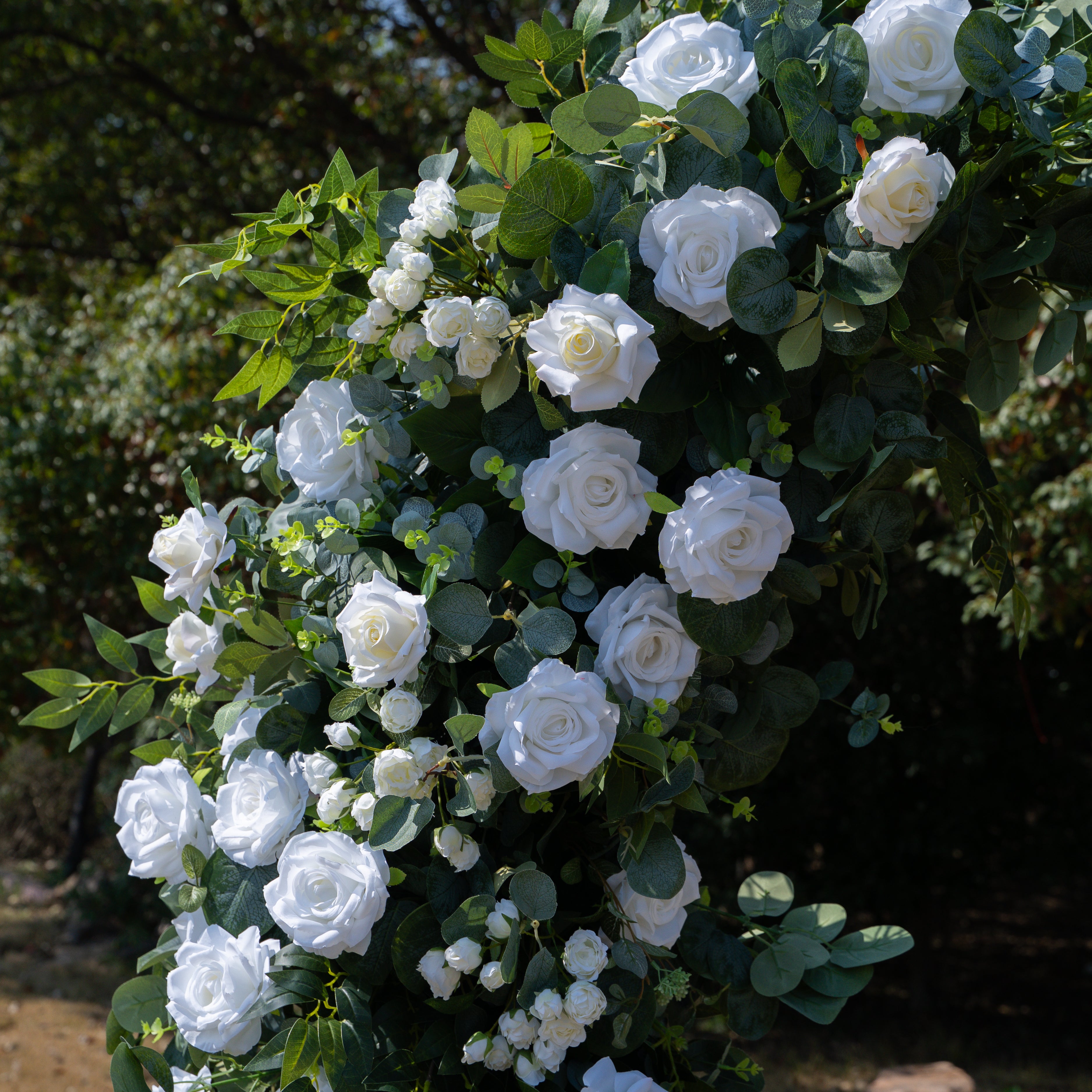 Vanilla:Wedding Party Background Floral Arch Decoration (Including Frame)