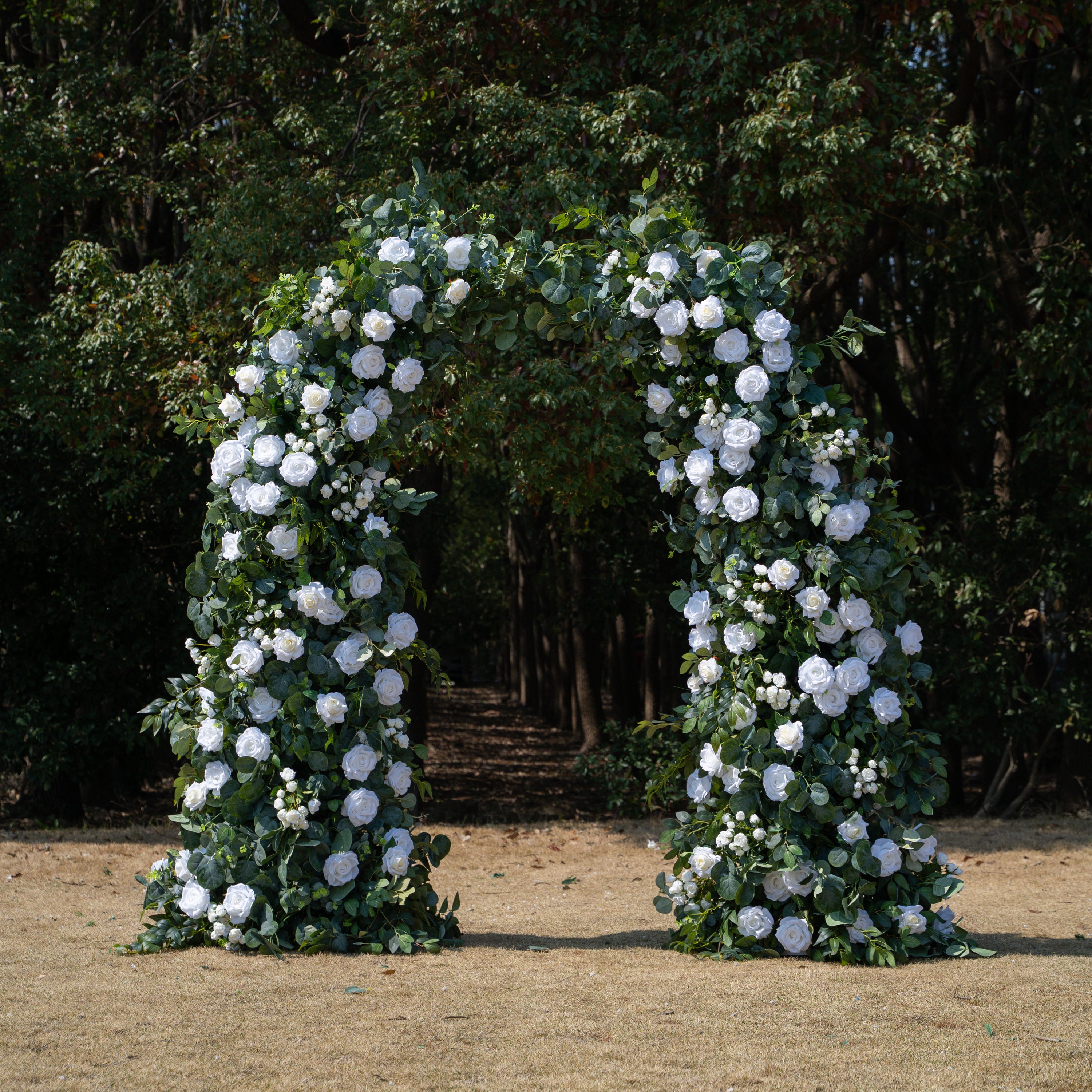 Vanilla:Wedding Party Background Floral Arch Decoration (Including Frame)