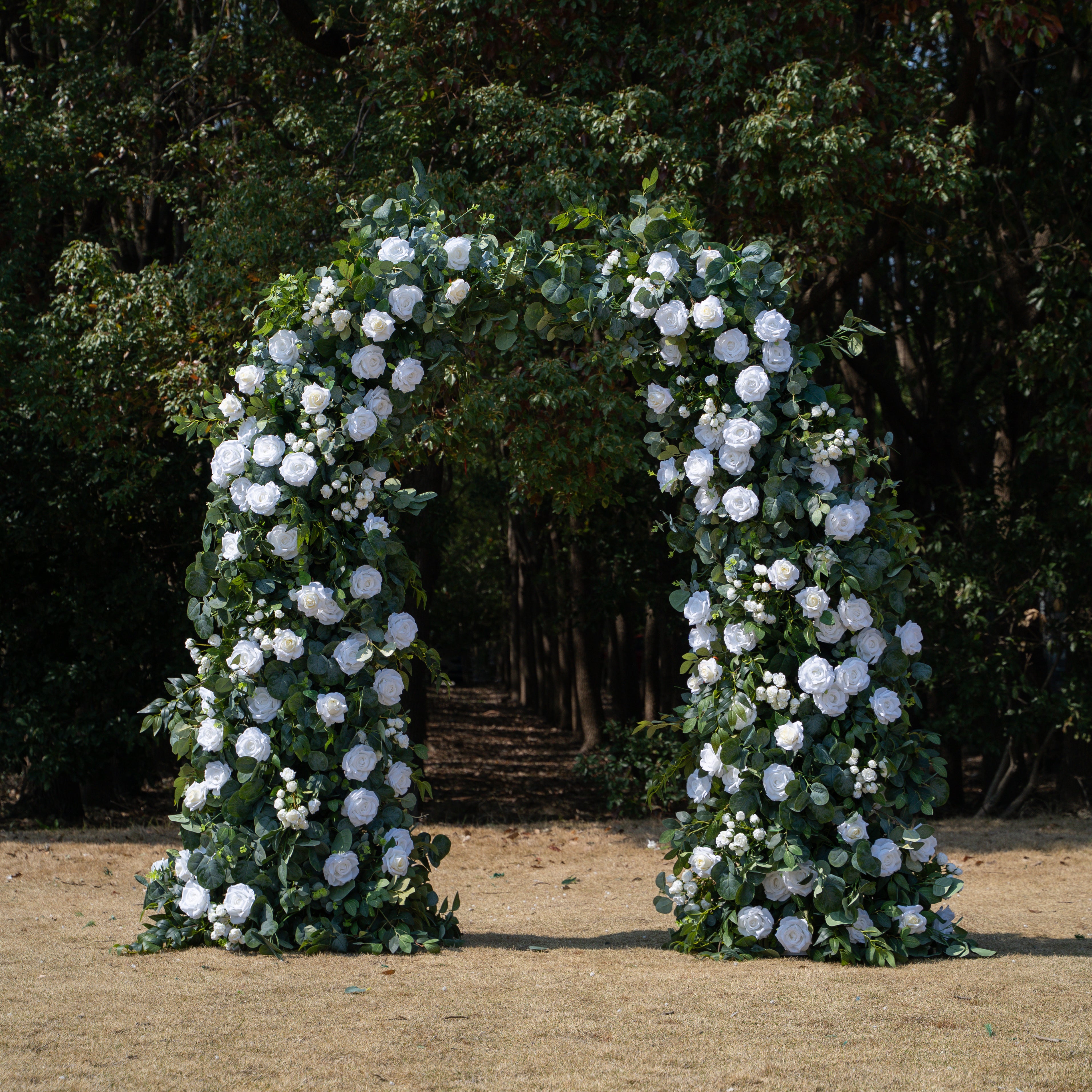 Vanilla:Wedding Party Background Floral Arch Decoration (Including Frame)