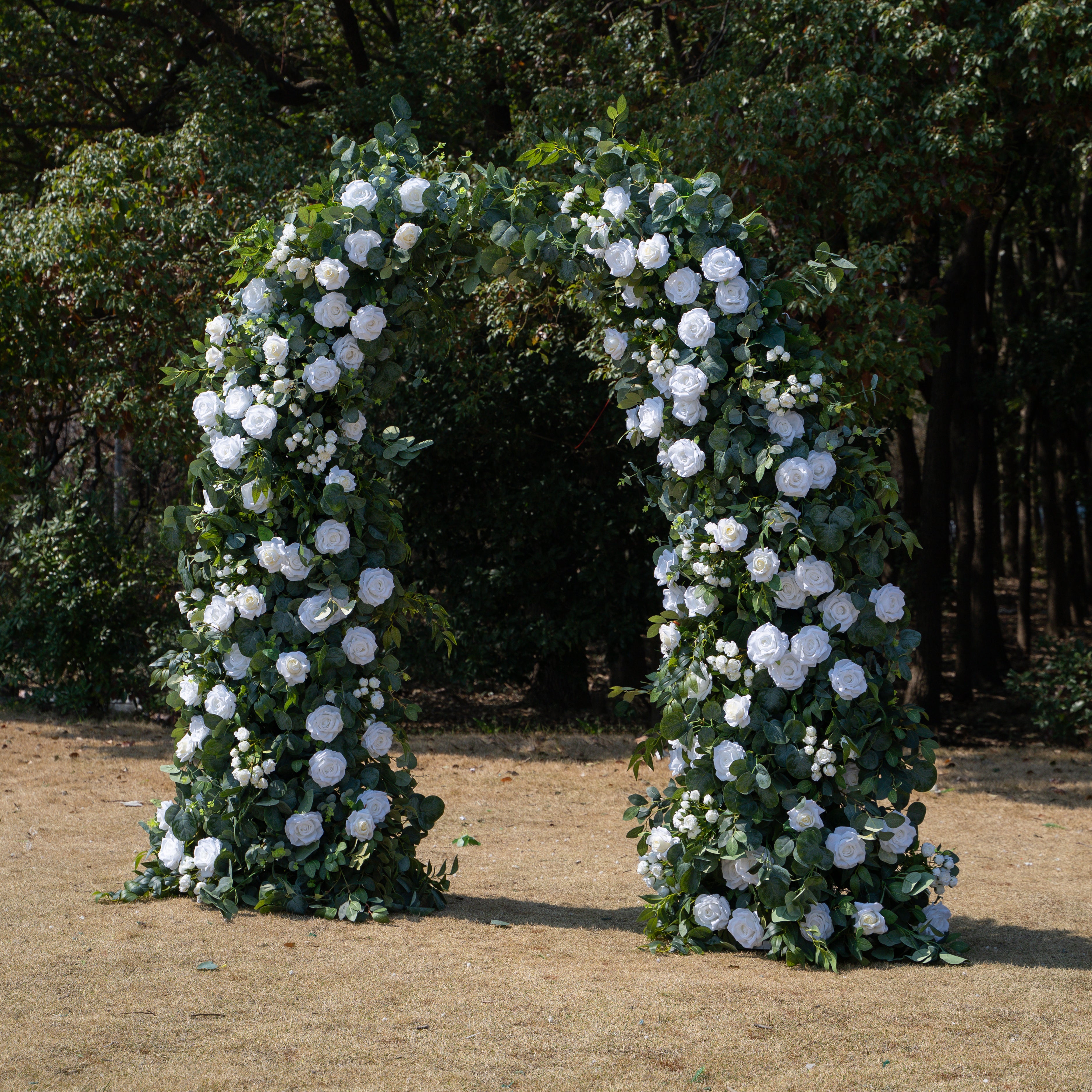 Vanilla:Wedding Party Background Floral Arch Decoration (Including Frame)