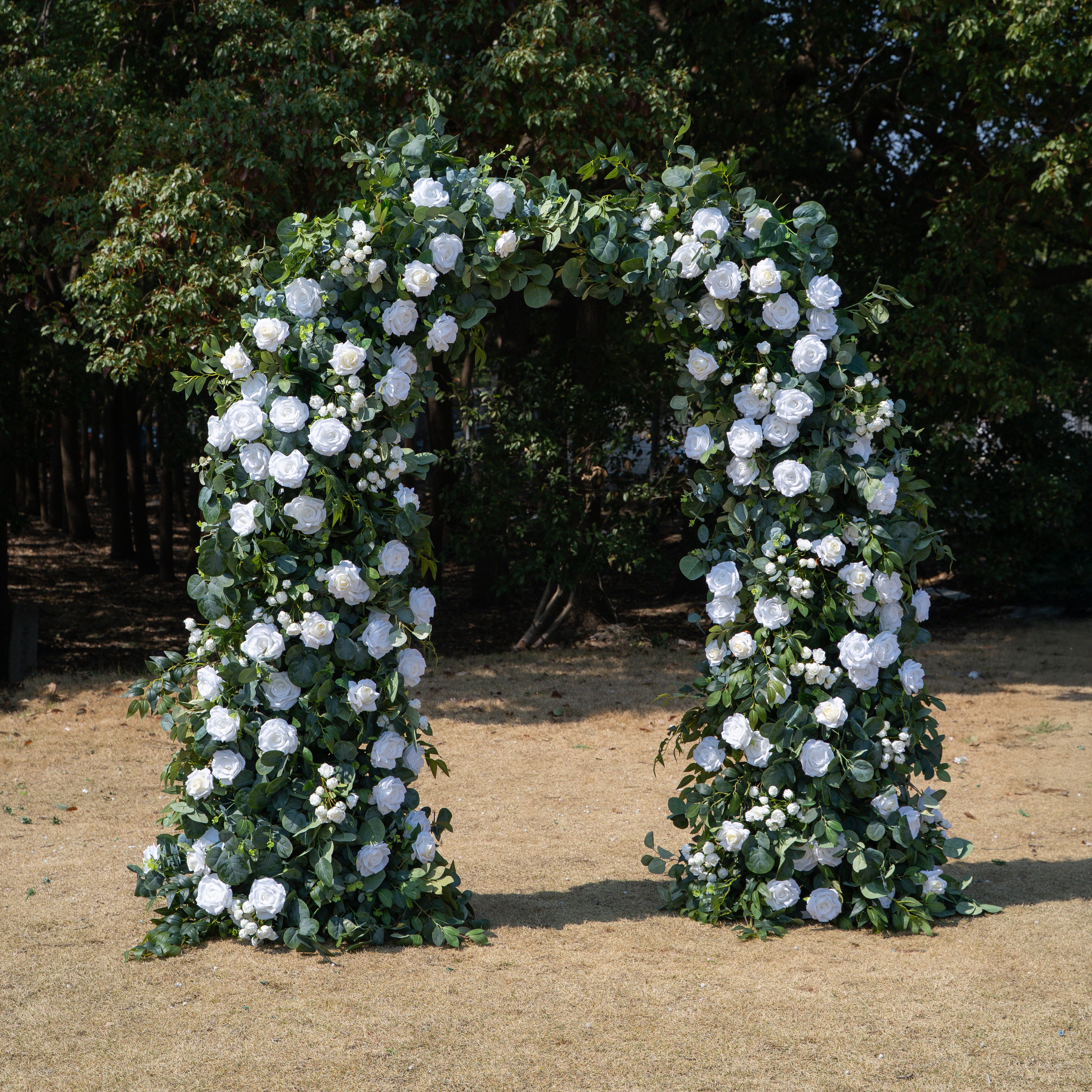 Vanilla:Wedding Party Background Floral Arch Decoration (Including Frame)