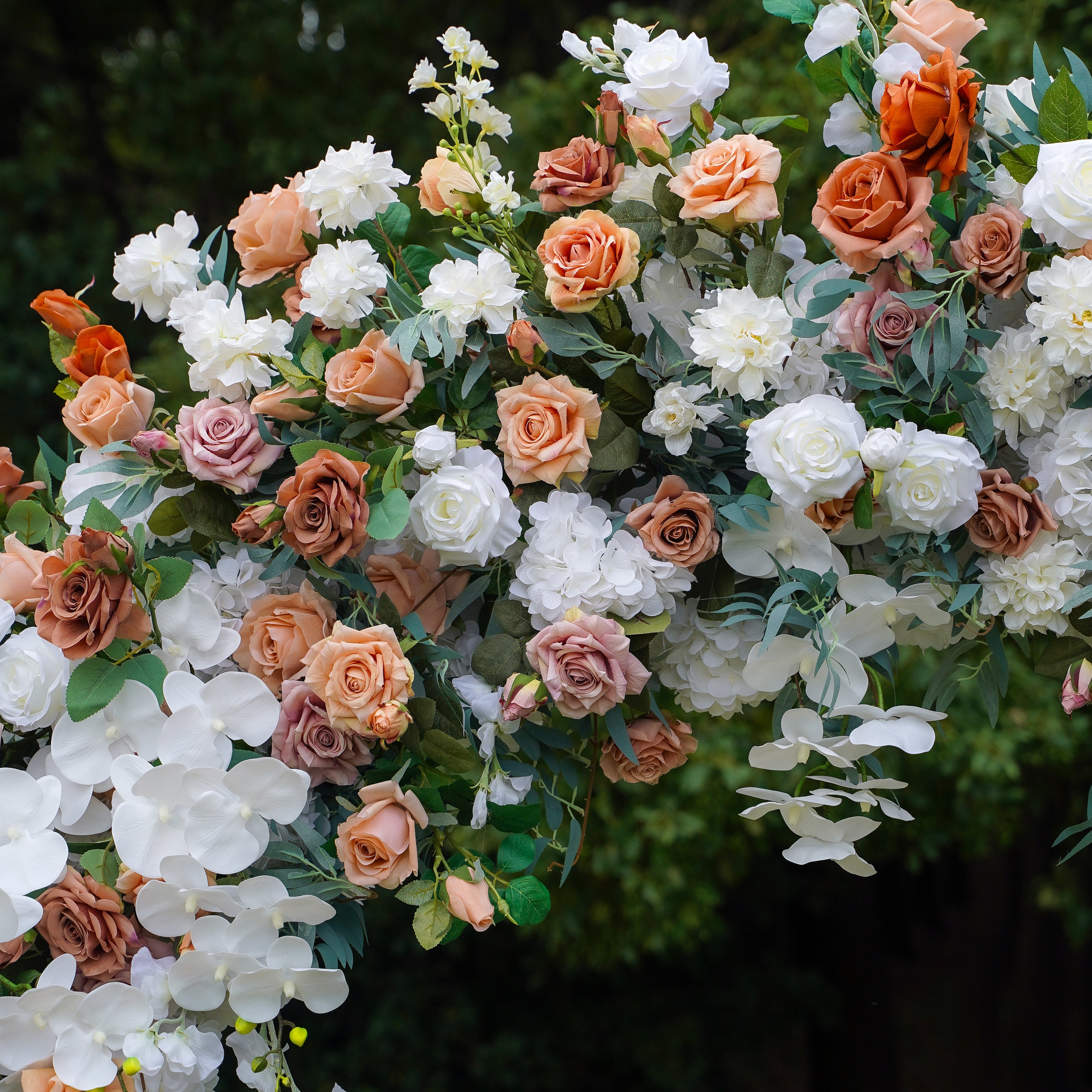 Vera : 2023 New Wedding Party Background Floral Arch Decoration Including Frame-R849 Rose Morning
