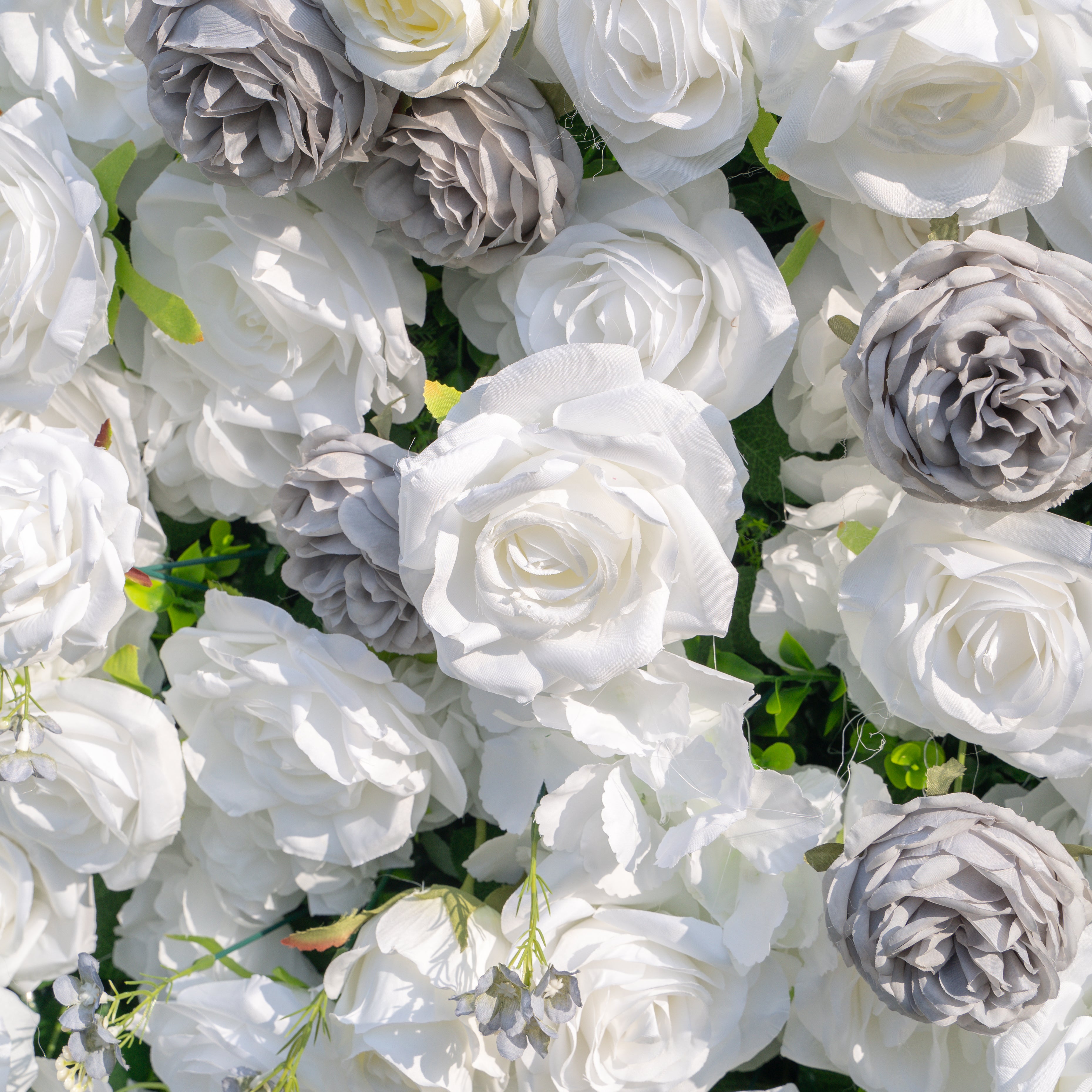 Wolfie:3D Fabric Artificial rolling up curtain flower wall
