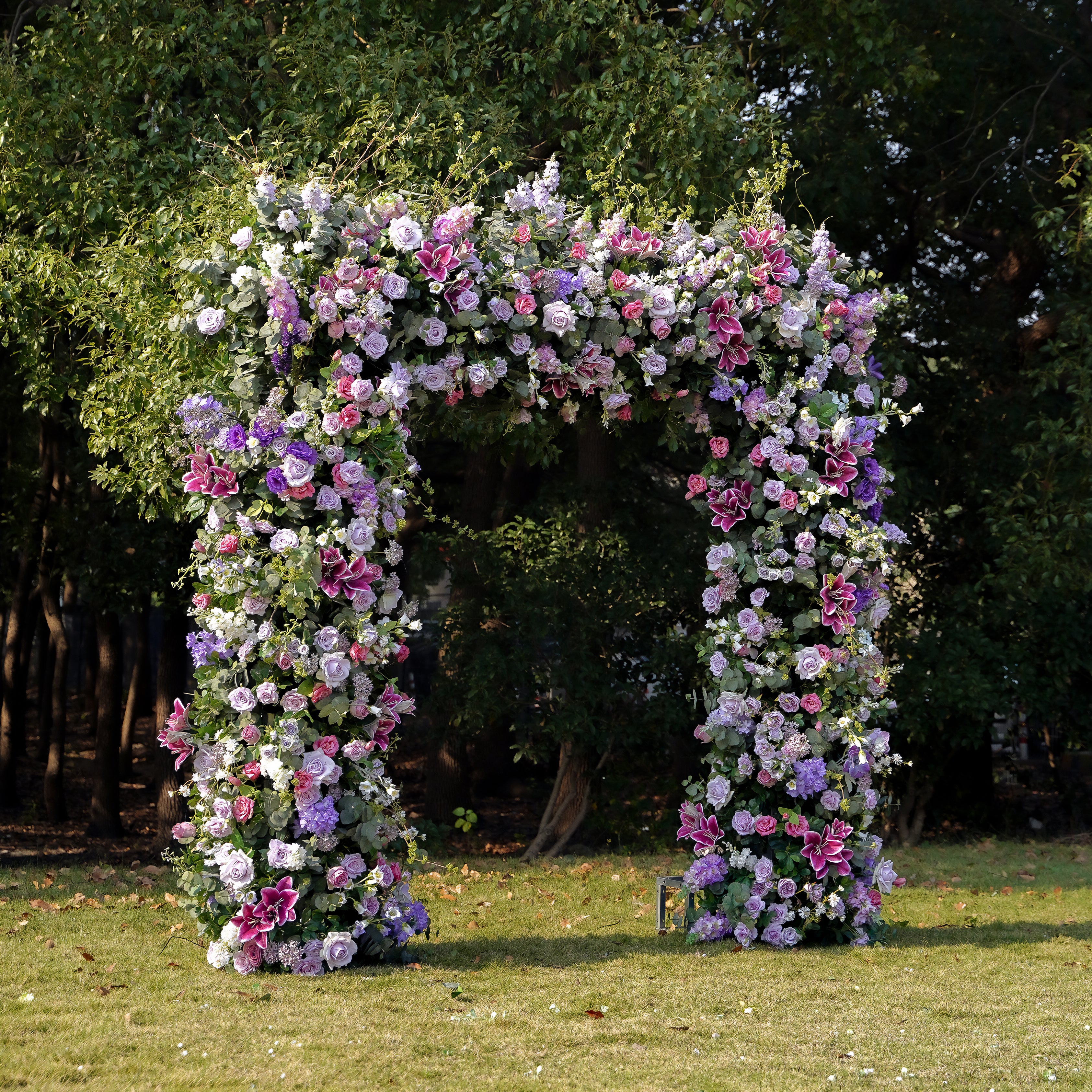 Yolo : 2023 New Wedding Party Background Floral Arch Decoration include Frame Rose Morning