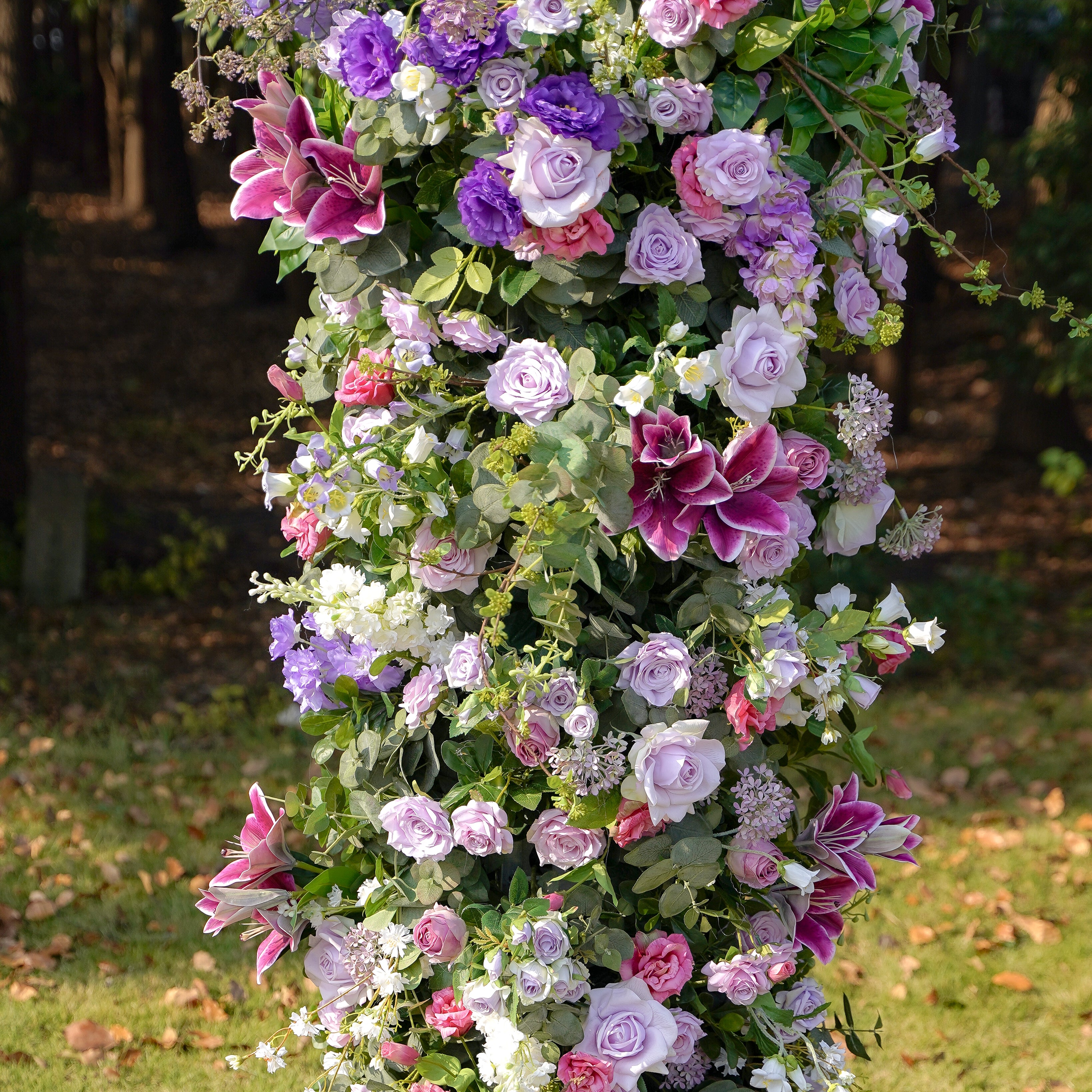 Yolo : 2023 New Wedding Party Background Floral Arch Decoration include Frame Rose Morning