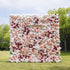 Yvette:5D Fabric Artificial rolling up curtain flower wall Rose Morning