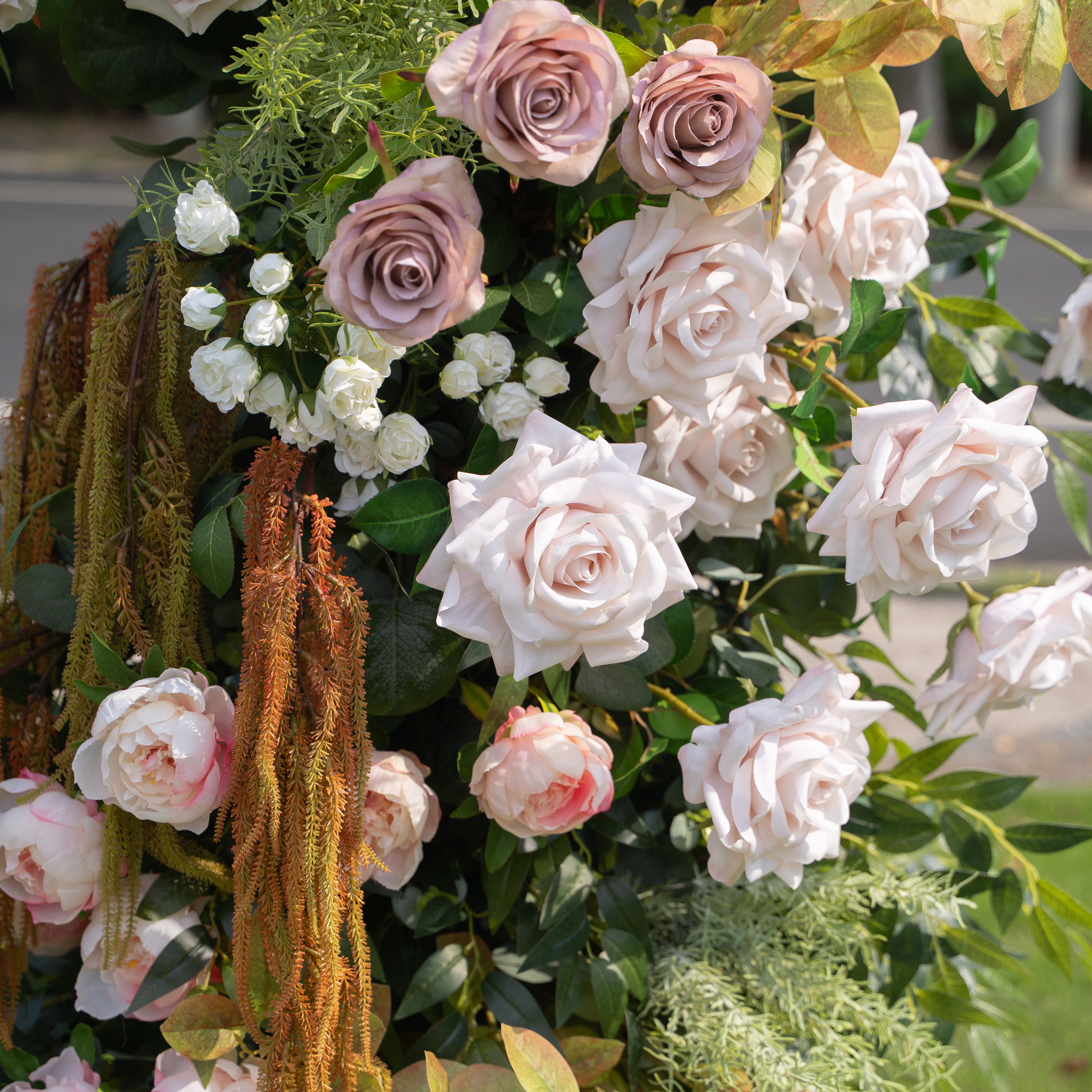 Zucca:Wedding Party Background Floral Arch Decoration (Including Frame)