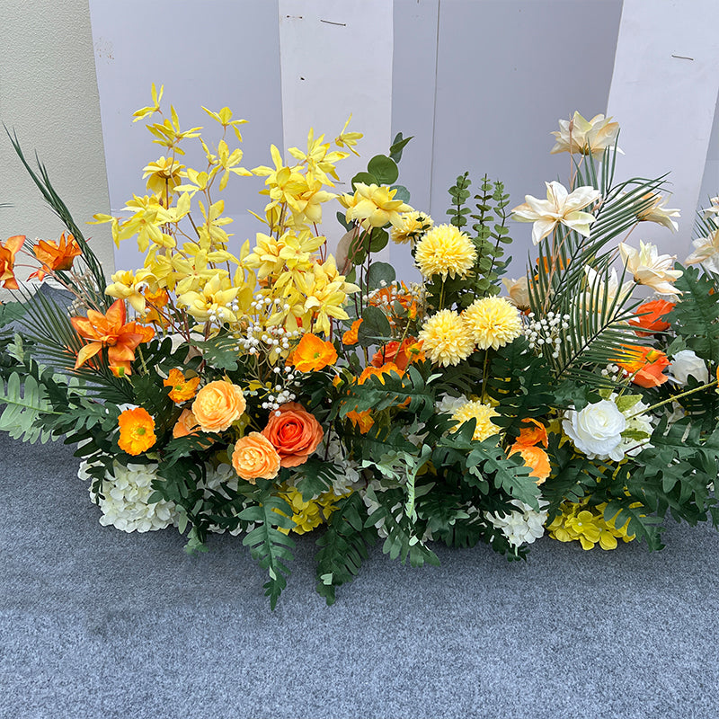 C042:2023 New Flower Centerpiece Bouquet Table Decoration Flower Set Rose Morning