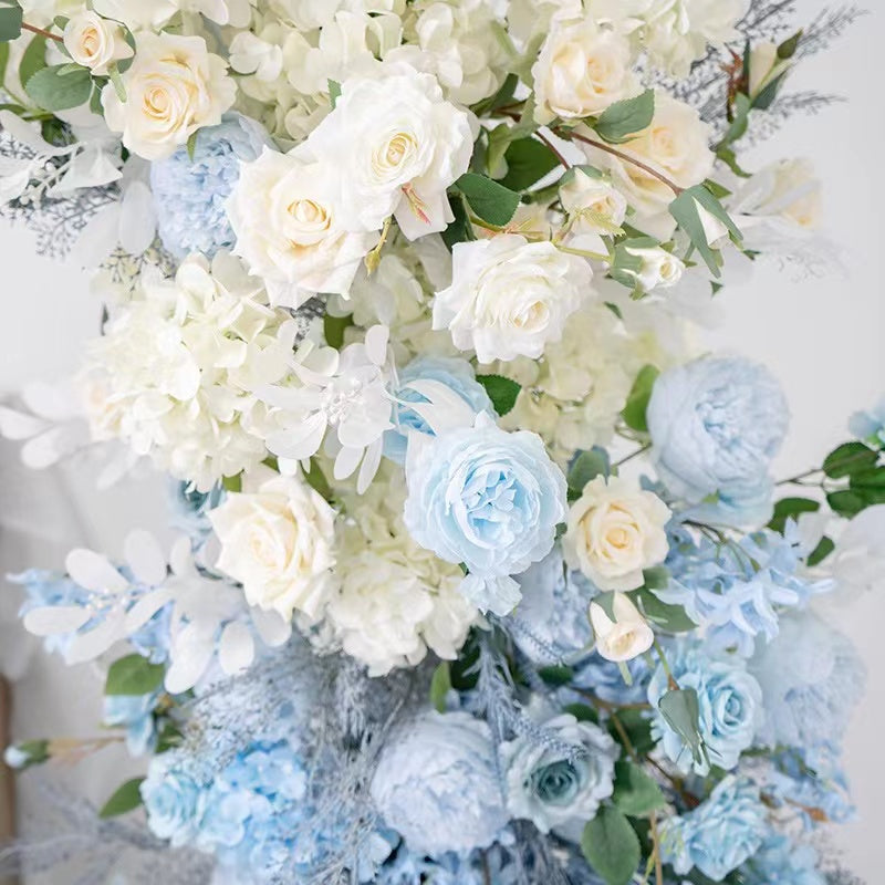 F003:2023 New Wedding Party Background Floral Arch Decoration Including Frame Rose Morning