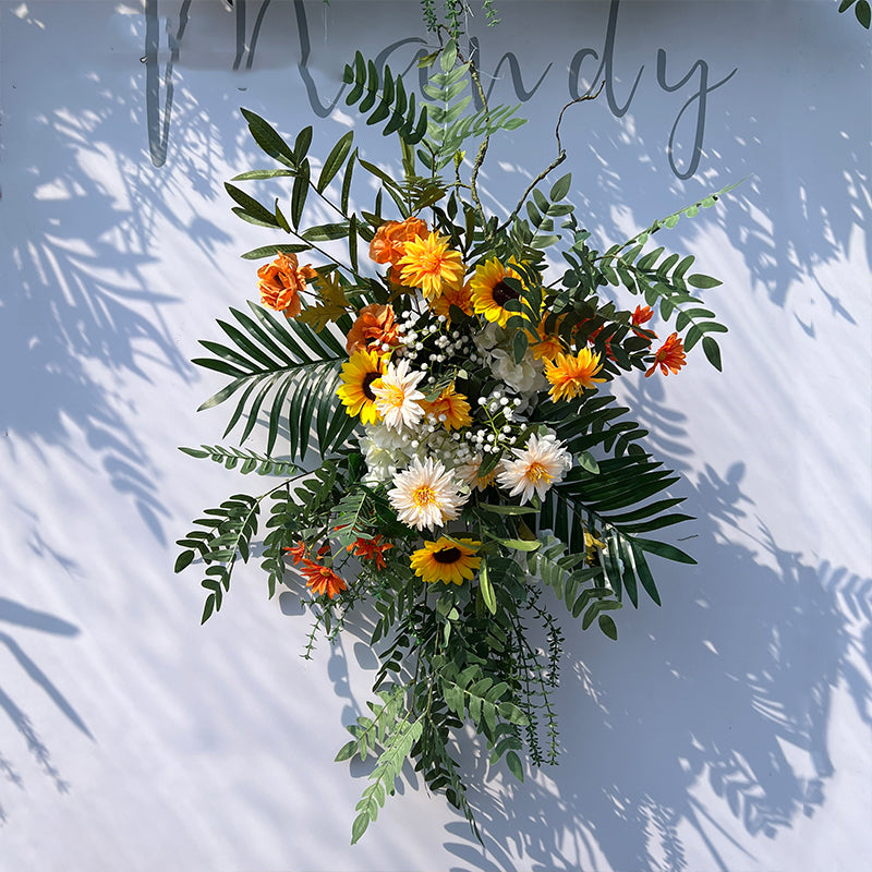 C029:2023 New Flower Centerpiece Bouquet Table Decoration Flower Set Rose Morning