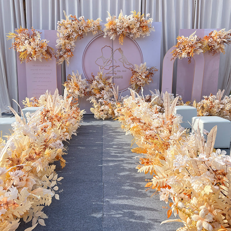 C025:2023 New Flower Centerpiece Bouquet Table Decoration Flower Set Rose Morning