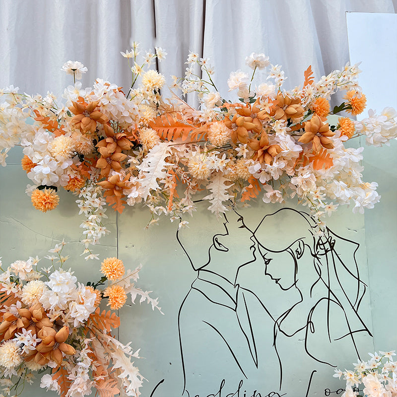 C022:2023 New Flower Centerpiece Bouquet Table Decoration Flower Set Rose Morning