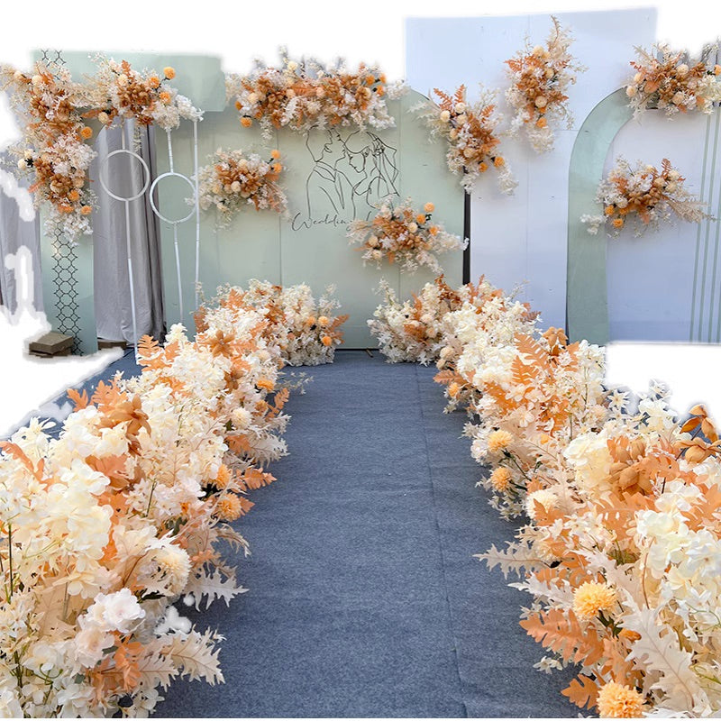 C022:2023 New Flower Centerpiece Bouquet Table Decoration Flower Set Rose Morning