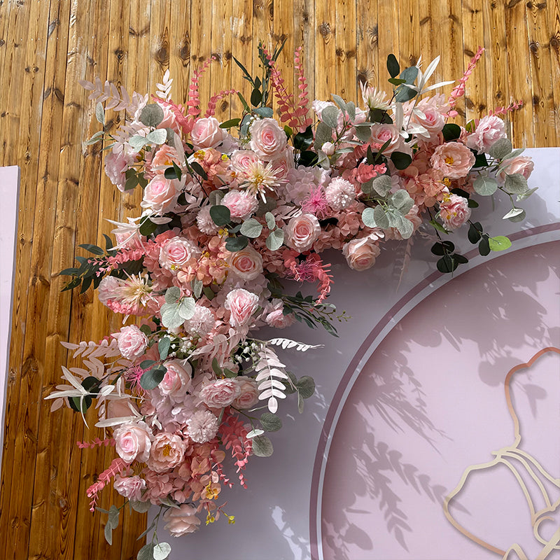 C010:2023 New Flower Centerpiece Bouquet Table Decoration Flower Set Rose Morning